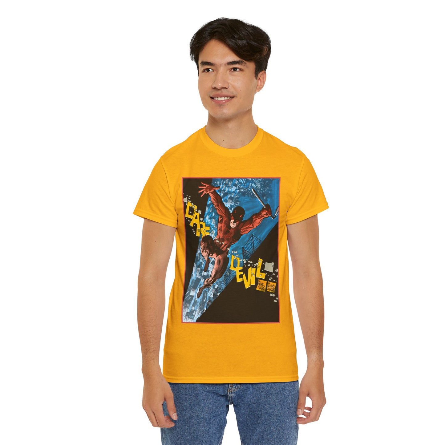 Daredevil T-Shirt - Frank Miller & Klaus Janson Art - The Man With No Fear - Hell's Kitchen - Marvel Comics