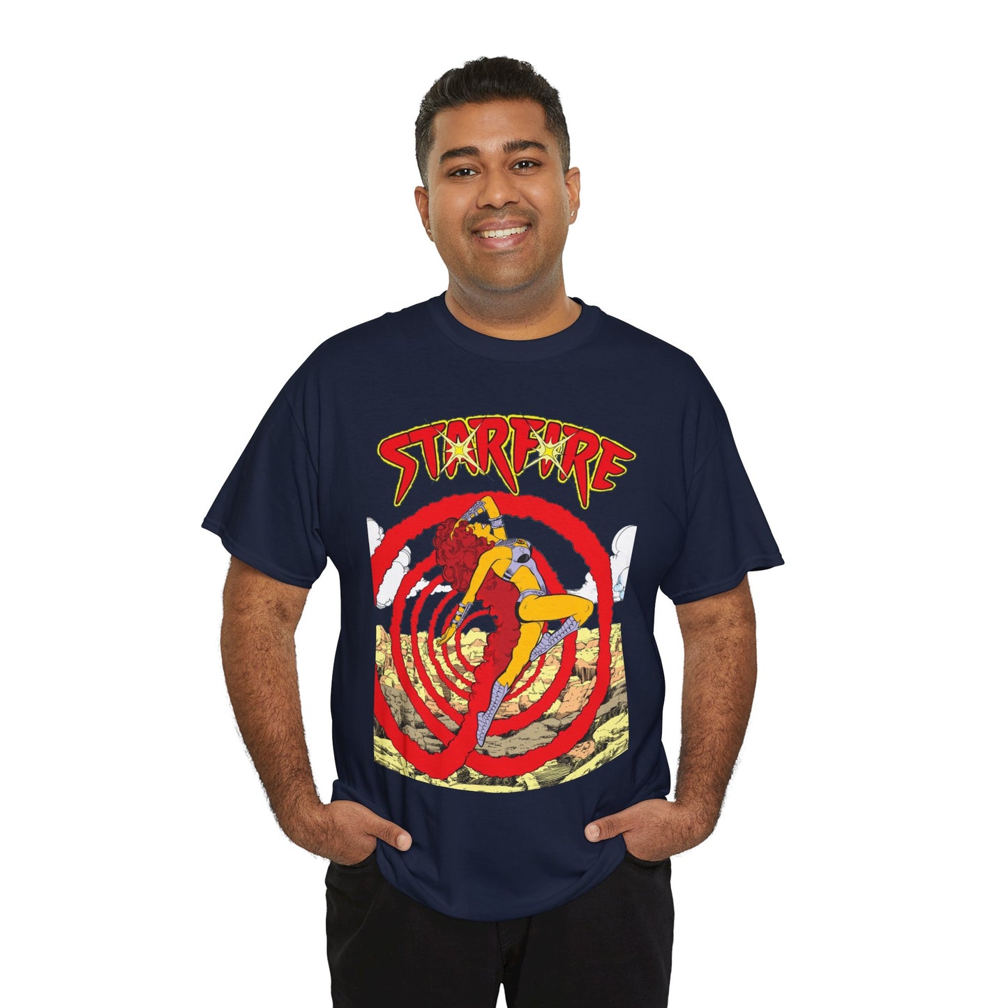 Starfire T-Shirt - George Perez Art - New Teen Titans Member - DC Comics - Koriand'r, Princess from Tamaran