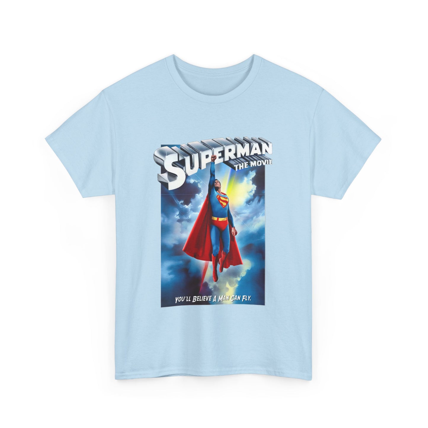 Superman The Movie T-Shirt - DC Comics - Man of Steel - Christopher Reeve 1978