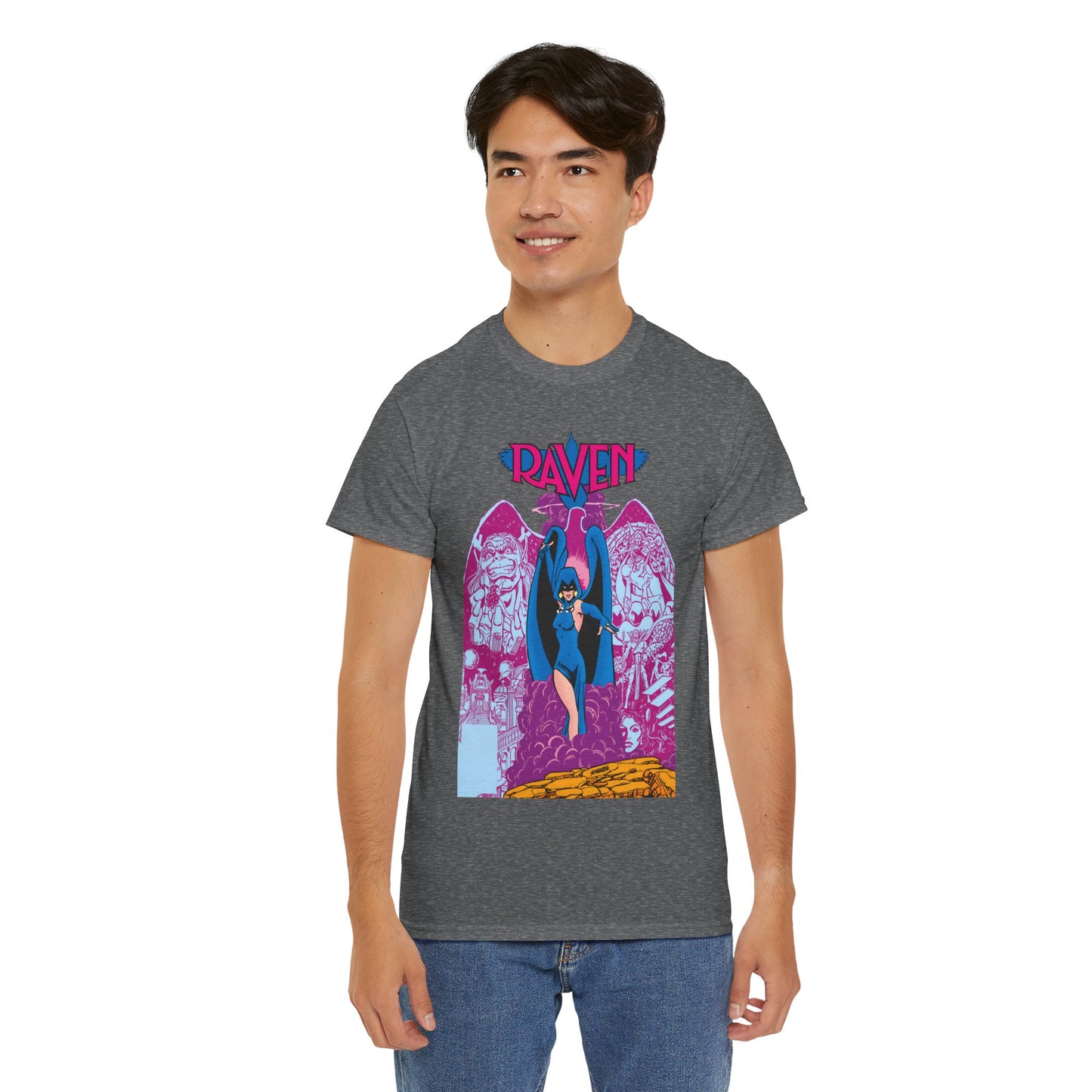 Raven T-Shirt - George Perez Art - New Teen Titans - Trigon, Azarath - DC Comics