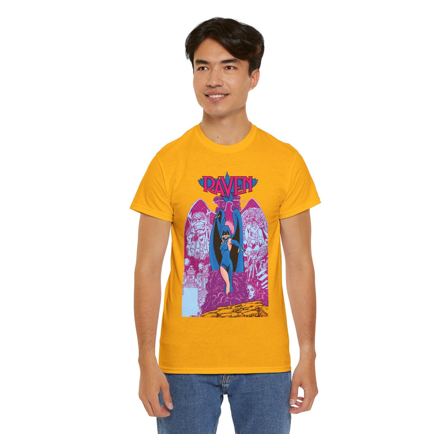 Raven T-Shirt - George Perez Art - New Teen Titans - Trigon, Azarath - DC Comics