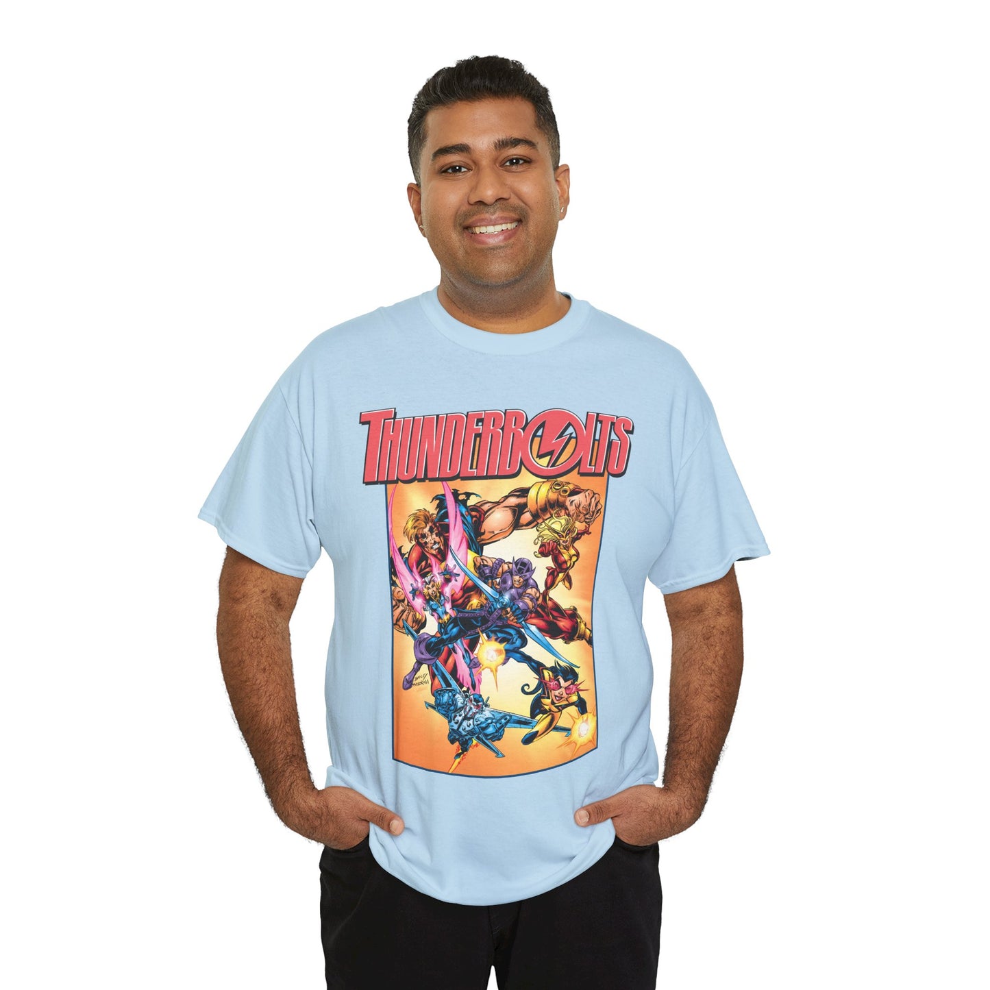 Thunderbolts T-Shirt - Mark Bagley Art - Hawkeye, Songbird - Marvel Comics - Avengers Connection