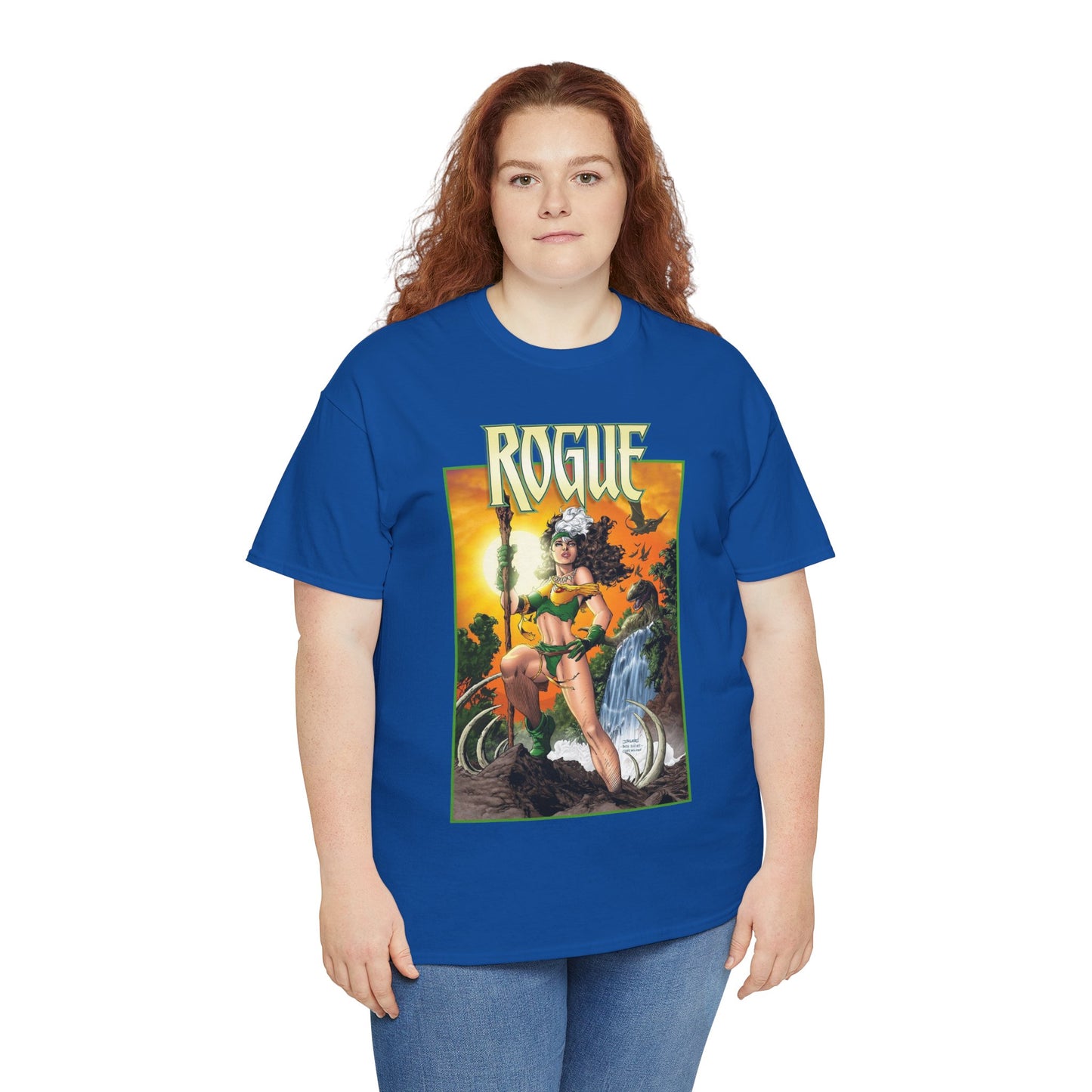 Rogue T-Shirt - Jim Lee Art - X-Men Mutant Member & Leader - Savage Land - 1990s Story - Marvel Comics