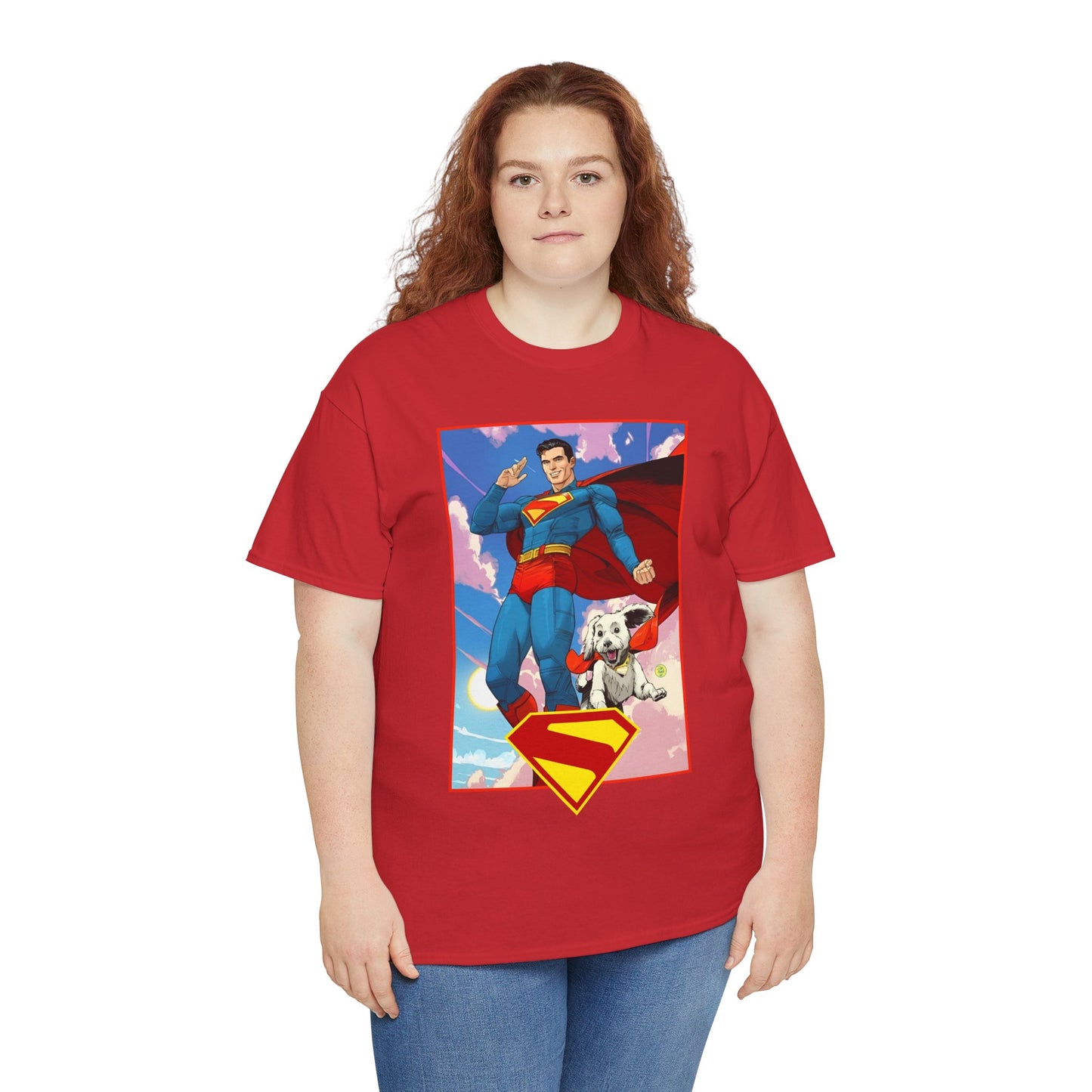 Superman & Krypto T-Shirt - DC Comics - New James Gunn Movie 2025 - Dan Mora Art - Man of Steel