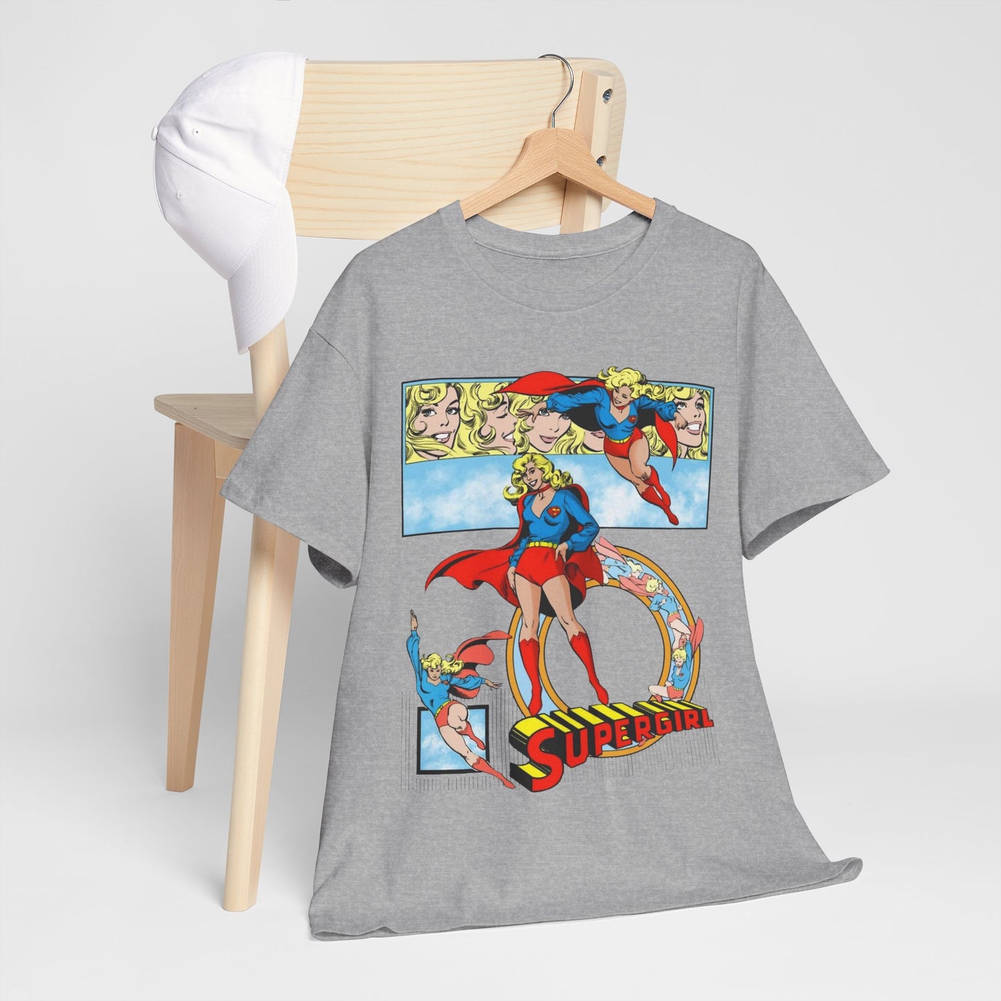 Supergirl T-Shirt - Krypton, Superman, Kara, Kandor - DC Comics - 1980s Art - Style Guide - Superman's Cousin