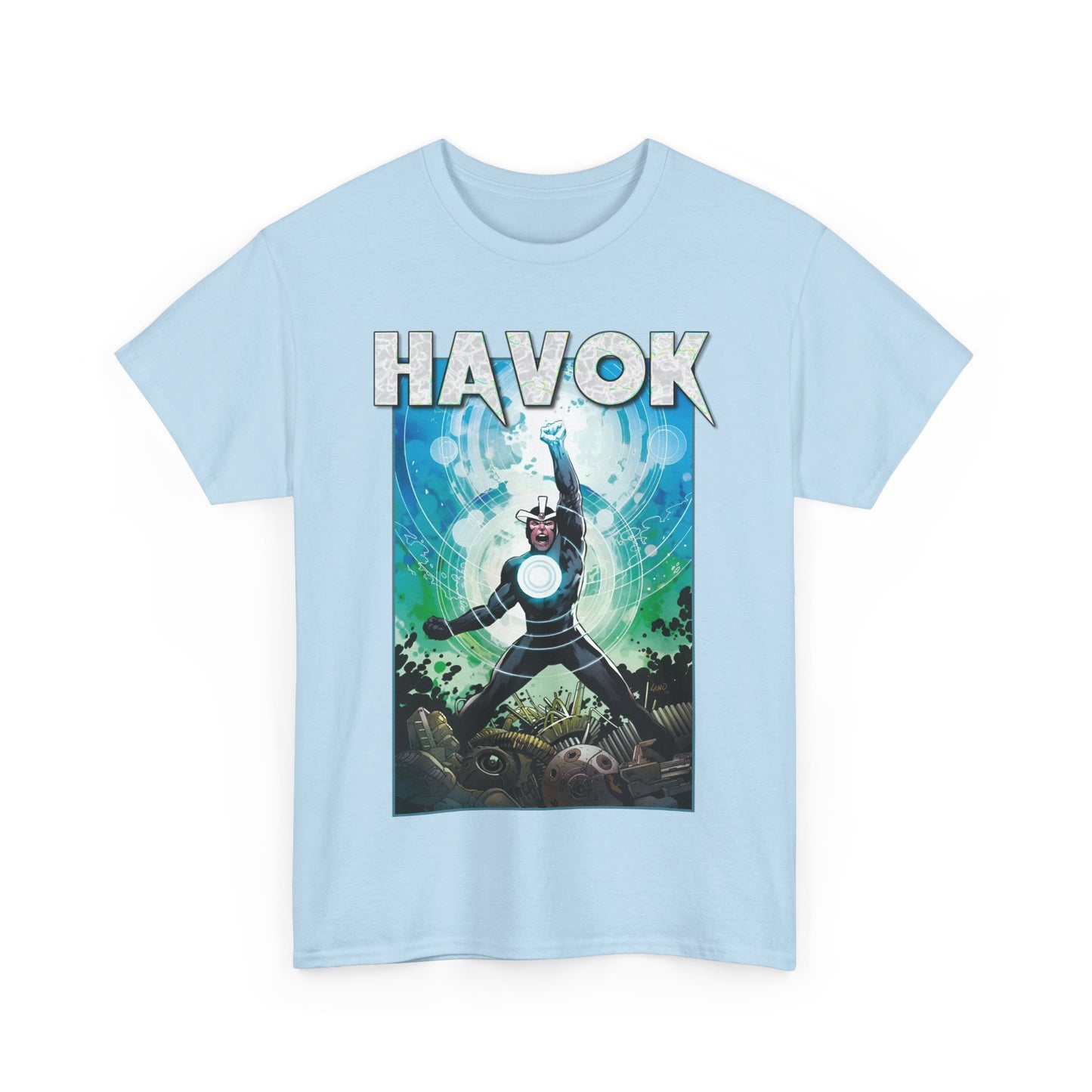 Havok T-Shirt - Greg Land Art - Alex Summers - X-Men, X-Factor Member & Leader - Mutant Hero - Brother to Scott Summers, Cyclops - Marvel Comics