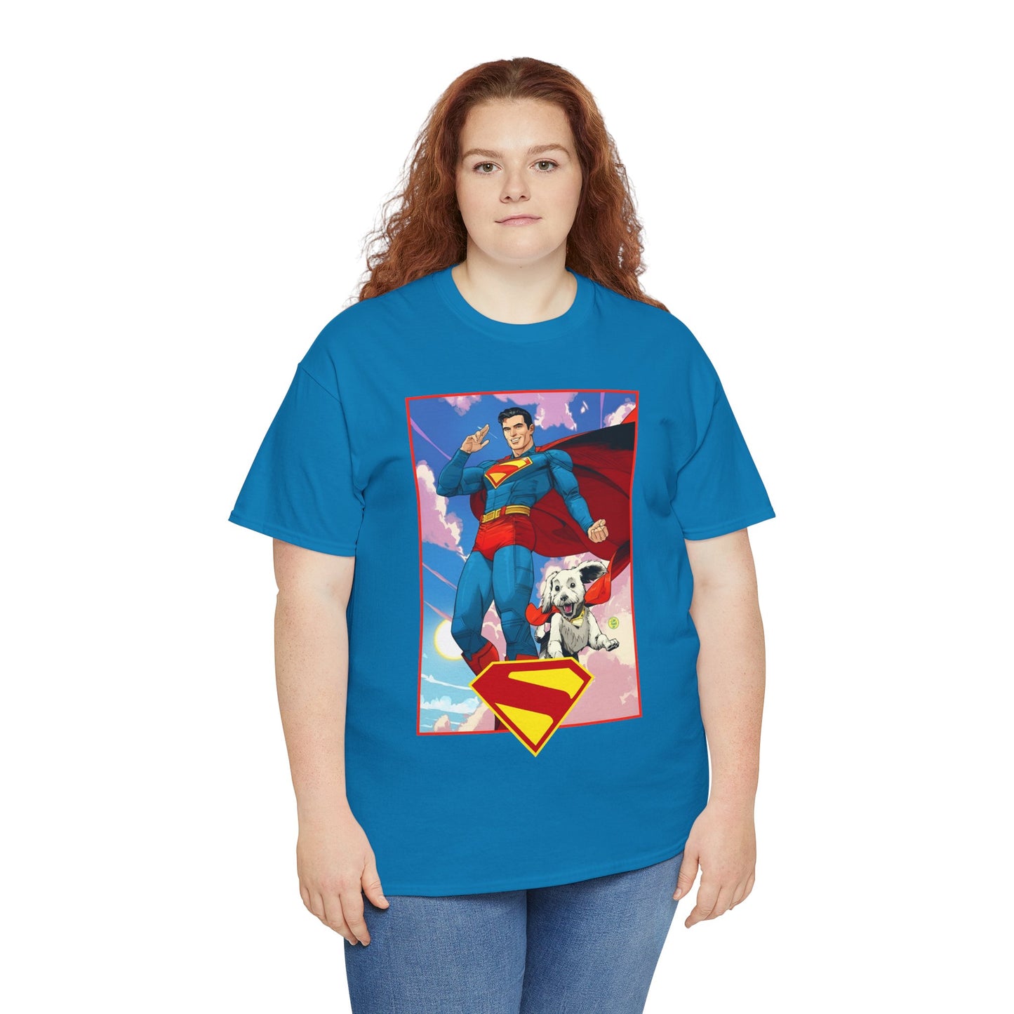Superman & Krypto T-Shirt - DC Comics - New James Gunn Movie 2025 - Dan Mora Art - Man of Steel