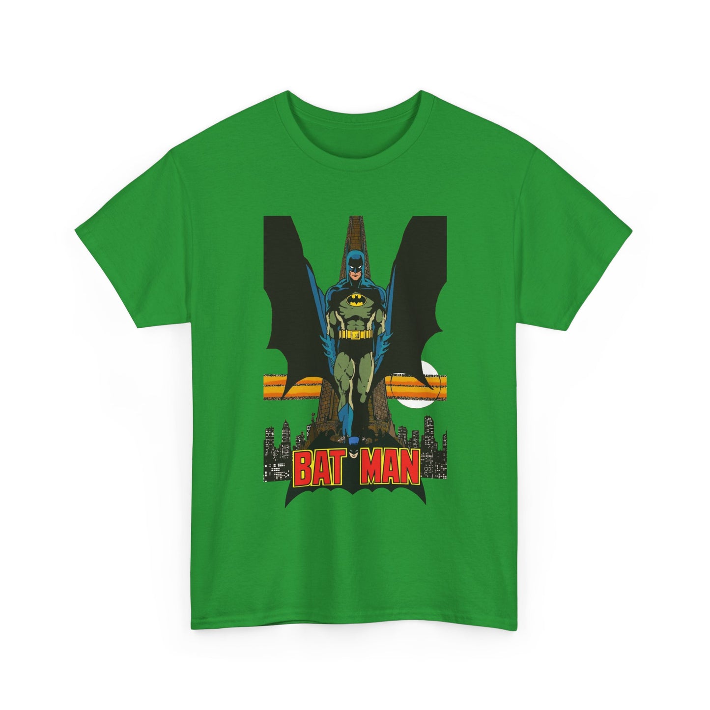 Batman T-Shirt - George Perez Art - JLA 80s Postcard Set - DC Comics - Gotham City - Justice League of America Member