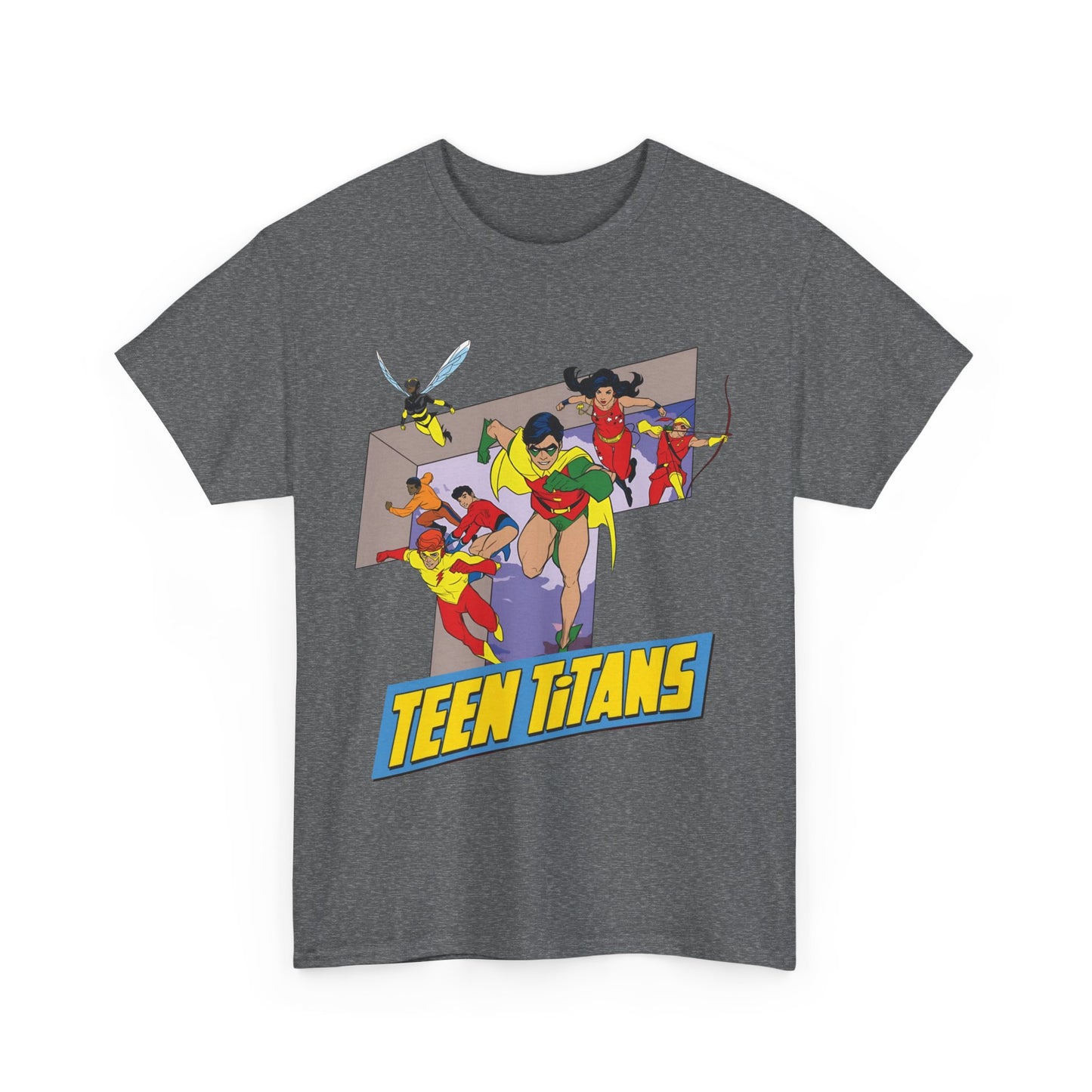 Teen Titans T-Shirt - Robin, Wonder Girl, Kid Flash, Speedy, Bumblebee, Mal, Aqualad - DC Comics