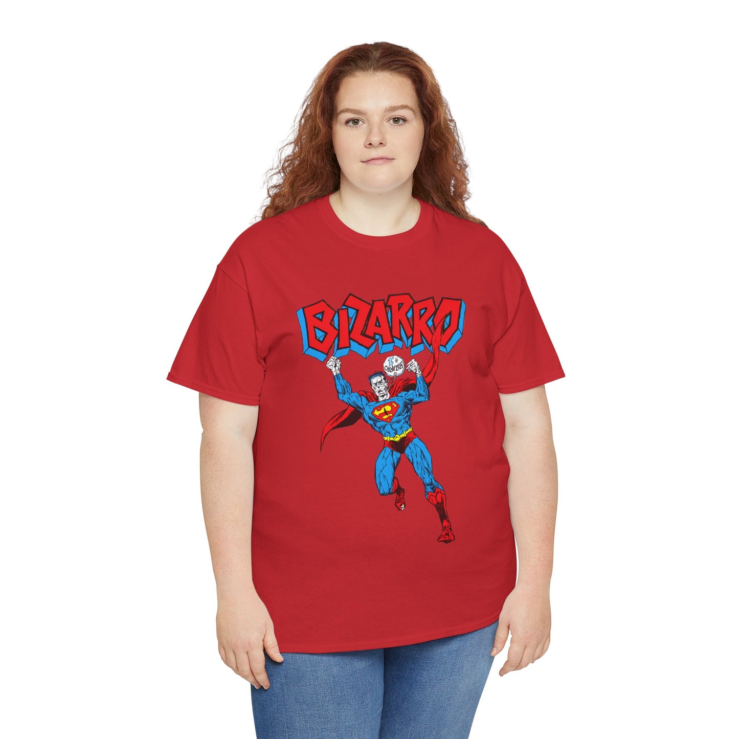 Bizarro T-Shirt - Superman Villain - DC Comics - Bizarro World - Who's Who Art - Silver Age Favourite