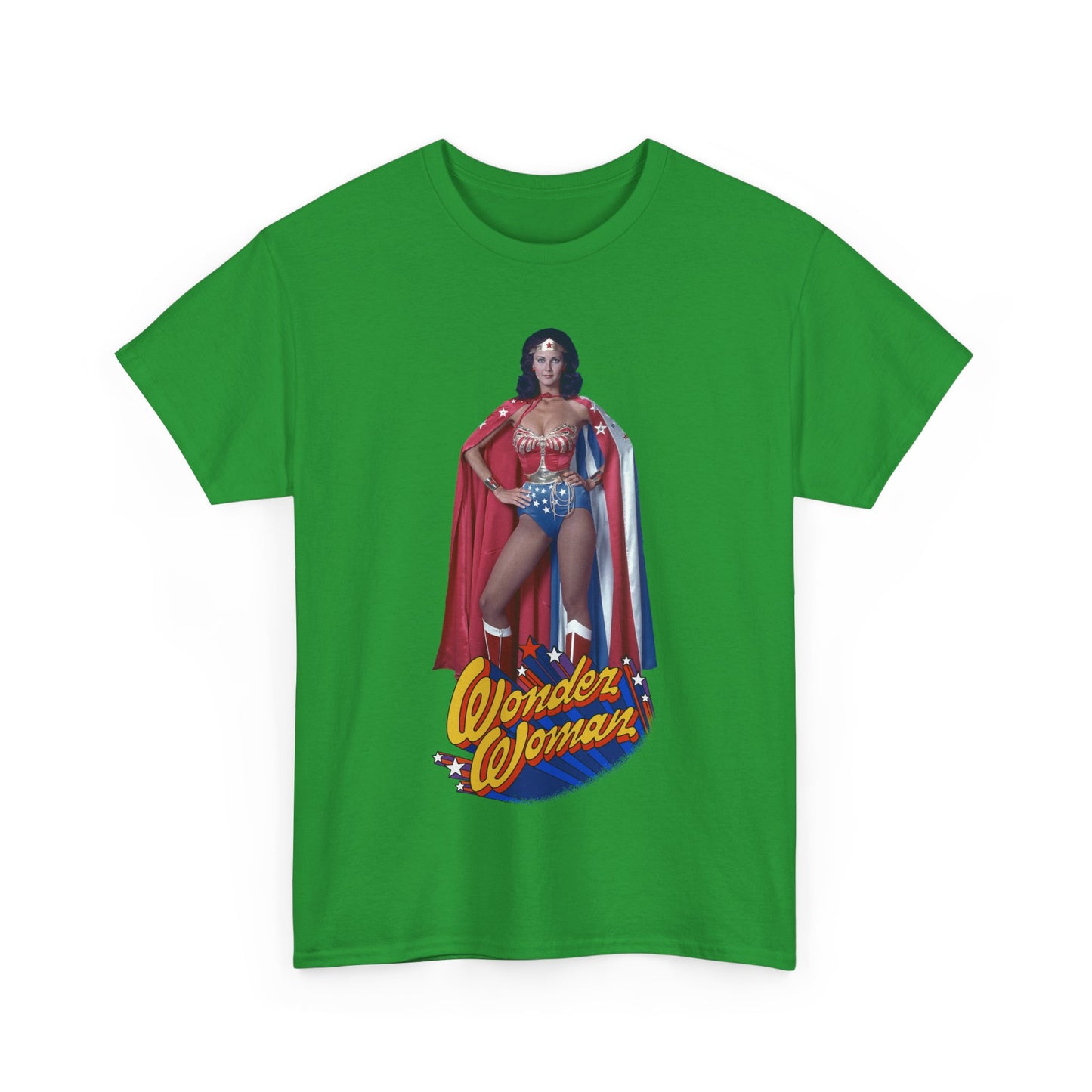 Wonder Woman T-Shirt - Lynda Carter - DC Comics - 1970s CBS TV Show - Amazons from Paradise Island