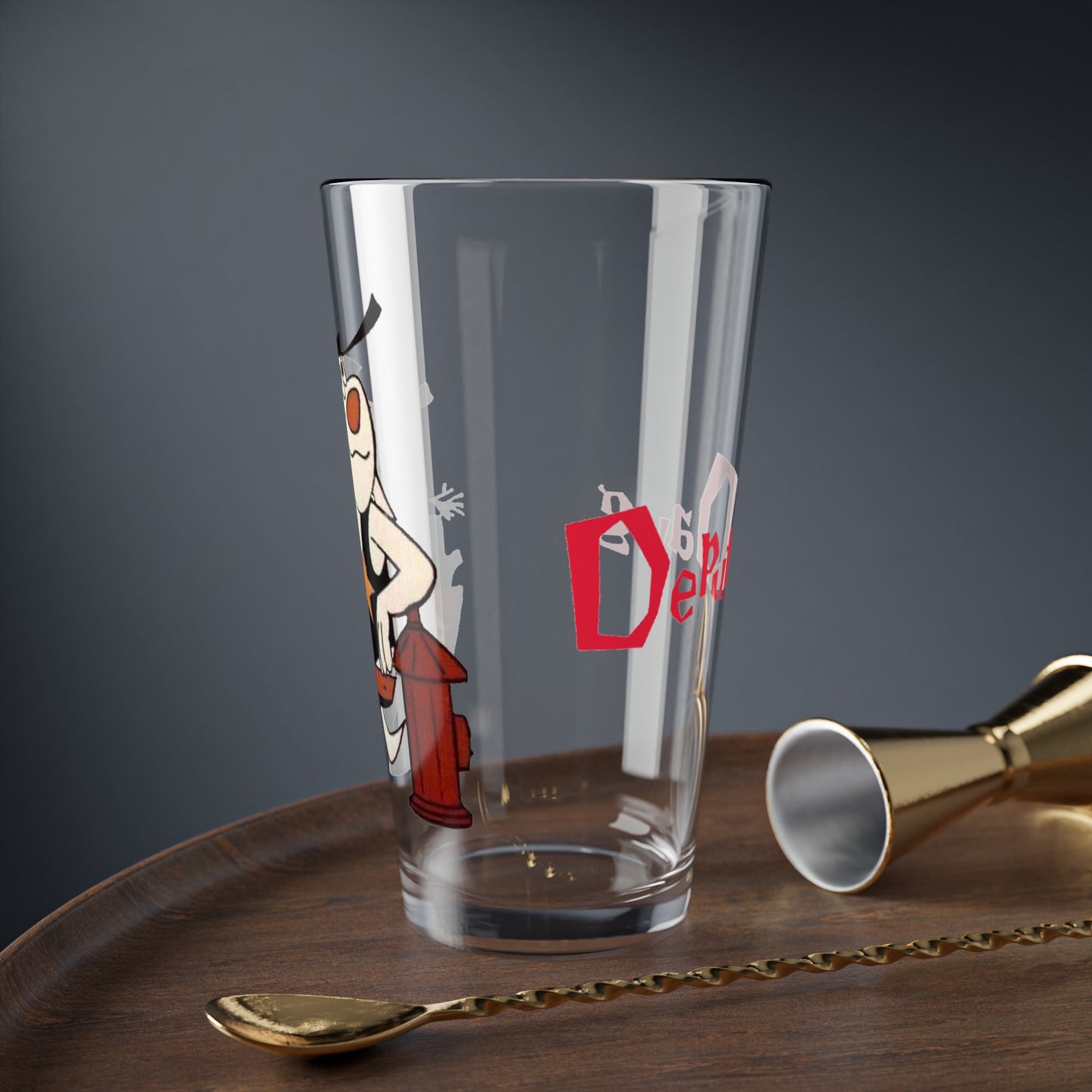Deputy Dawg Pint Glass, 16oz - Classic Terrytoons 1960s Beloved Cartoon - Retro Animation