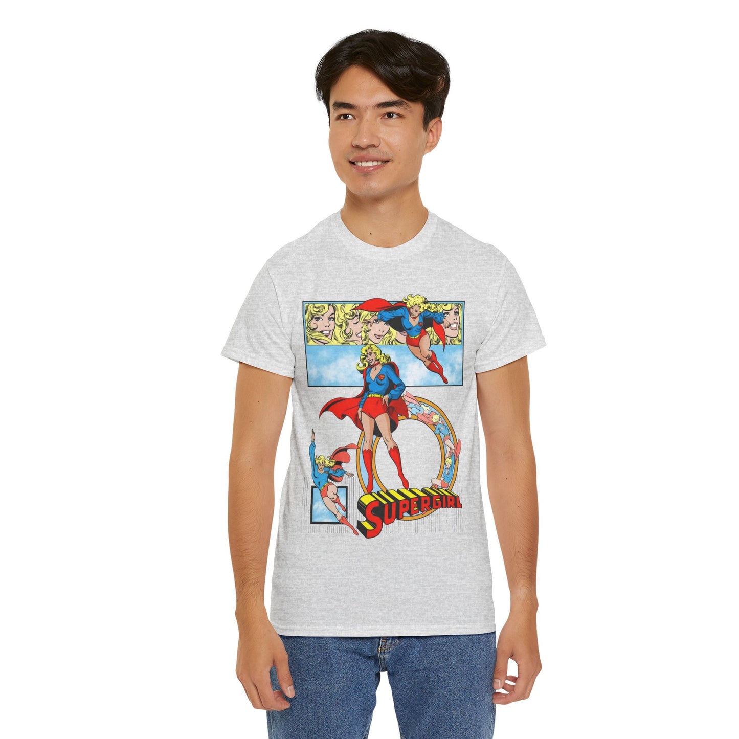 Supergirl T-Shirt - Krypton, Superman, Kara, Kandor - DC Comics - 1980s Art - Style Guide - Superman's Cousin