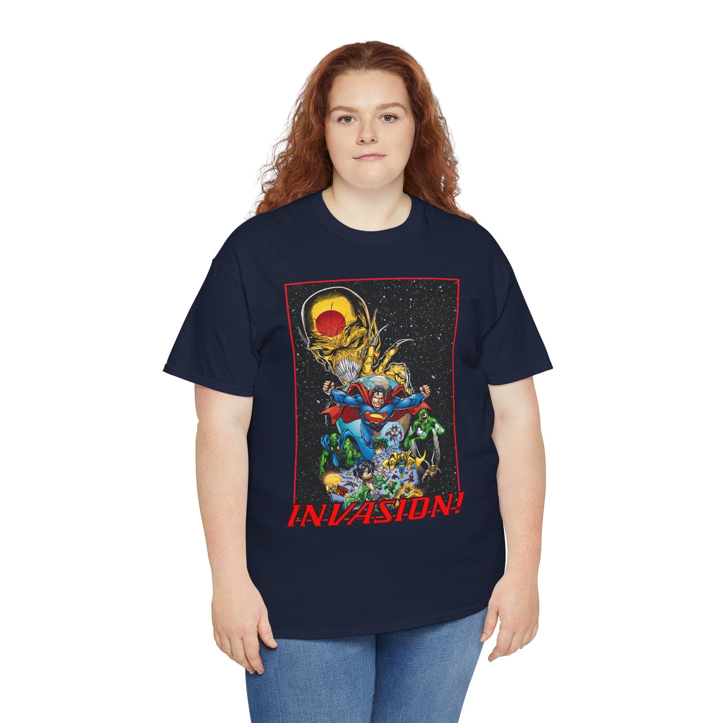 Invasion T-Shirt - Bart Sears Art - DC Comics