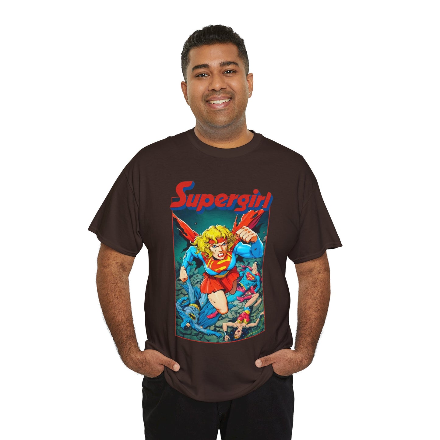 Supergirl T-Shirt - Tom Grummett Art - Crisis on Infinite Earths - Classic DC Comics Series - Death of Supergirl