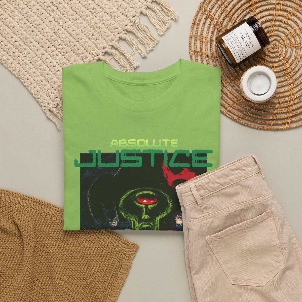 Absolute Justice T-Shirt - Juan Ferreyra Art - Superman Batman Wonder Woman Martian Manhunter - DC Comics