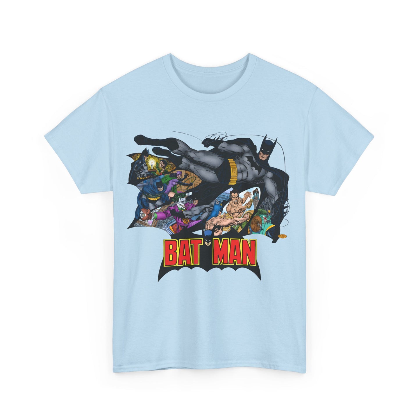 Batman T-Shirt - John Byrne Art - Joker, Catwoman, Ra's al Ghul, Talia - DC Comics - The Batcave