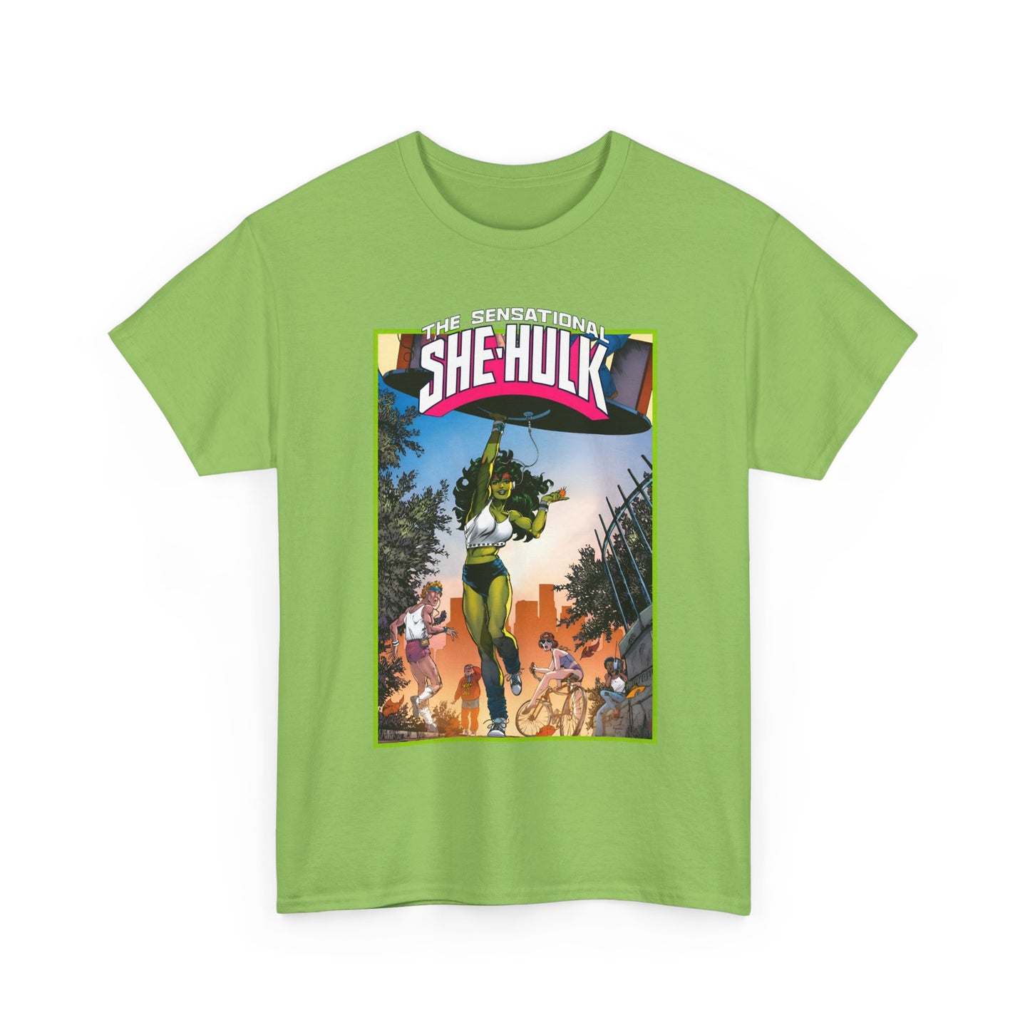 Sensational She-Hulk T-Shirt -John Byrne Poster Art - Jennifer Walters, Hulk's Cousin - Marvel Comics