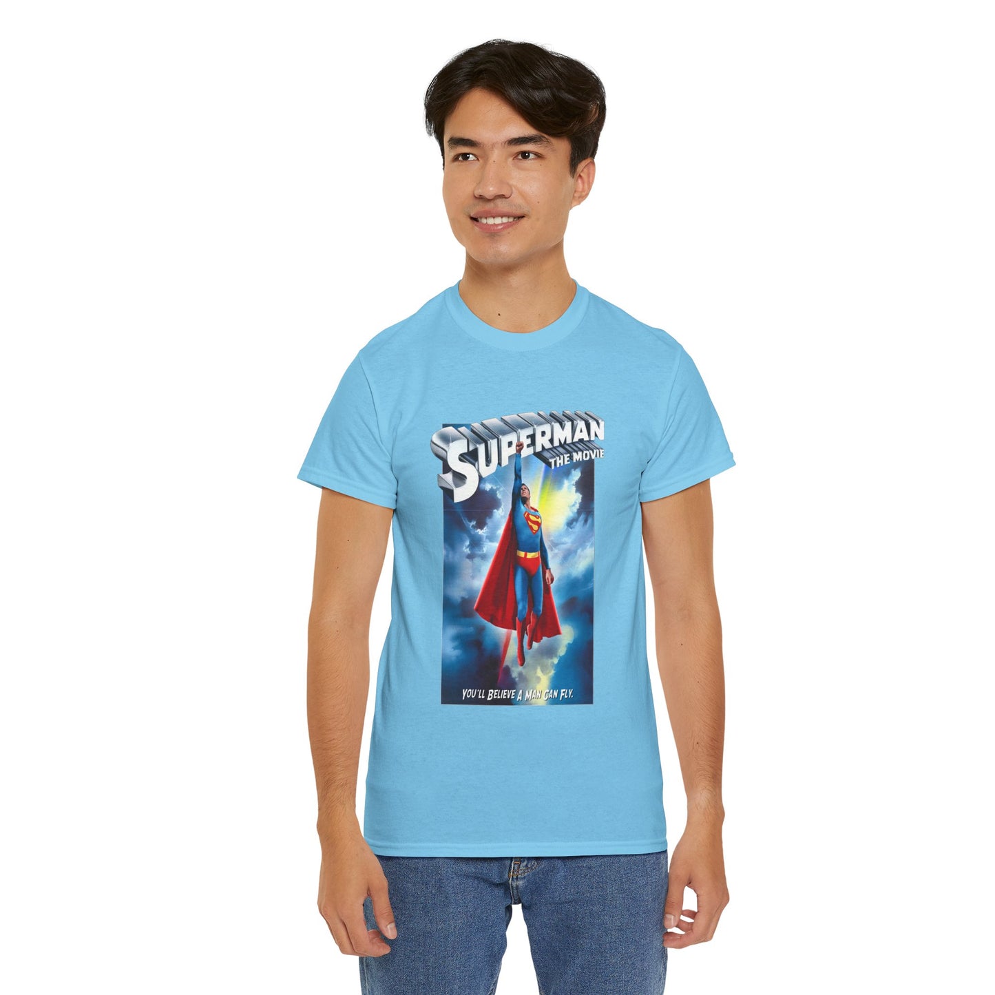 Superman The Movie T-Shirt - DC Comics - Man of Steel - Christopher Reeve 1978