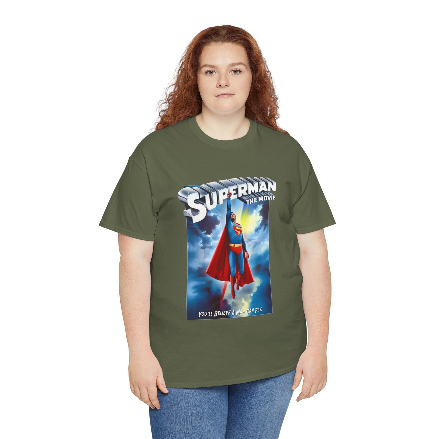 Superman The Movie T-Shirt - DC Comics - Man of Steel - Christopher Reeve 1978