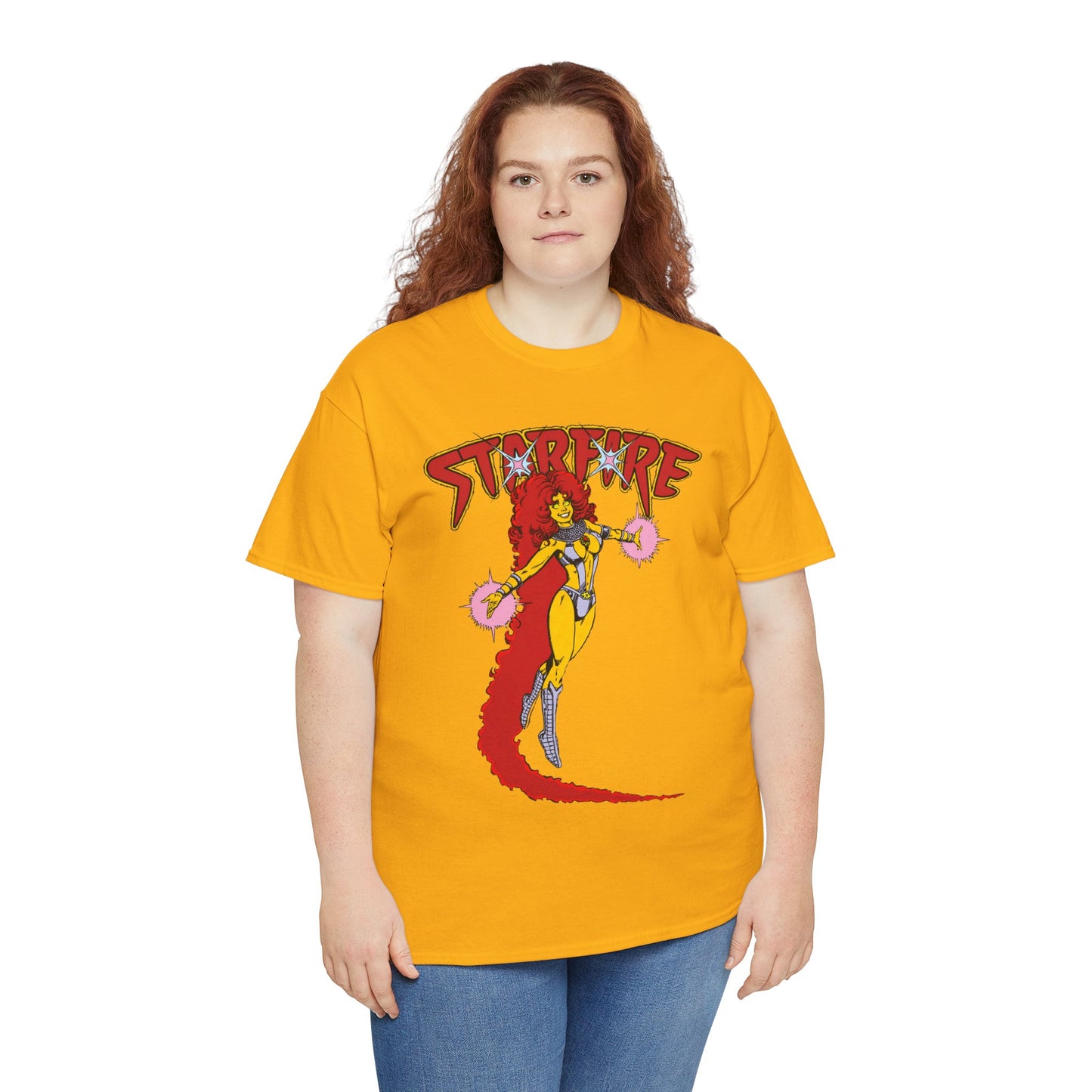 Starfire T-Shirt - George Perez Art - Popular New Teen Titans Character - DC Comics - Tamaran Princess