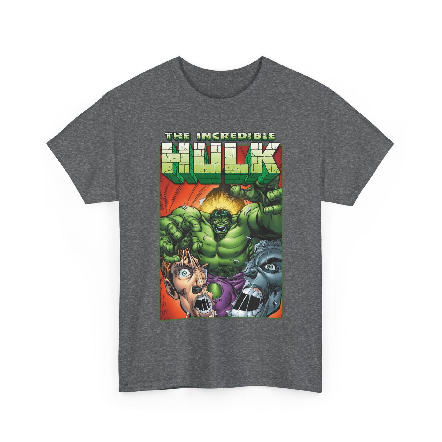 Incredible Hulk T-Shirt - Dale Keown Art - Bruce Banner Psyche - Peter David Story - 1990s Art - Marvel Comics