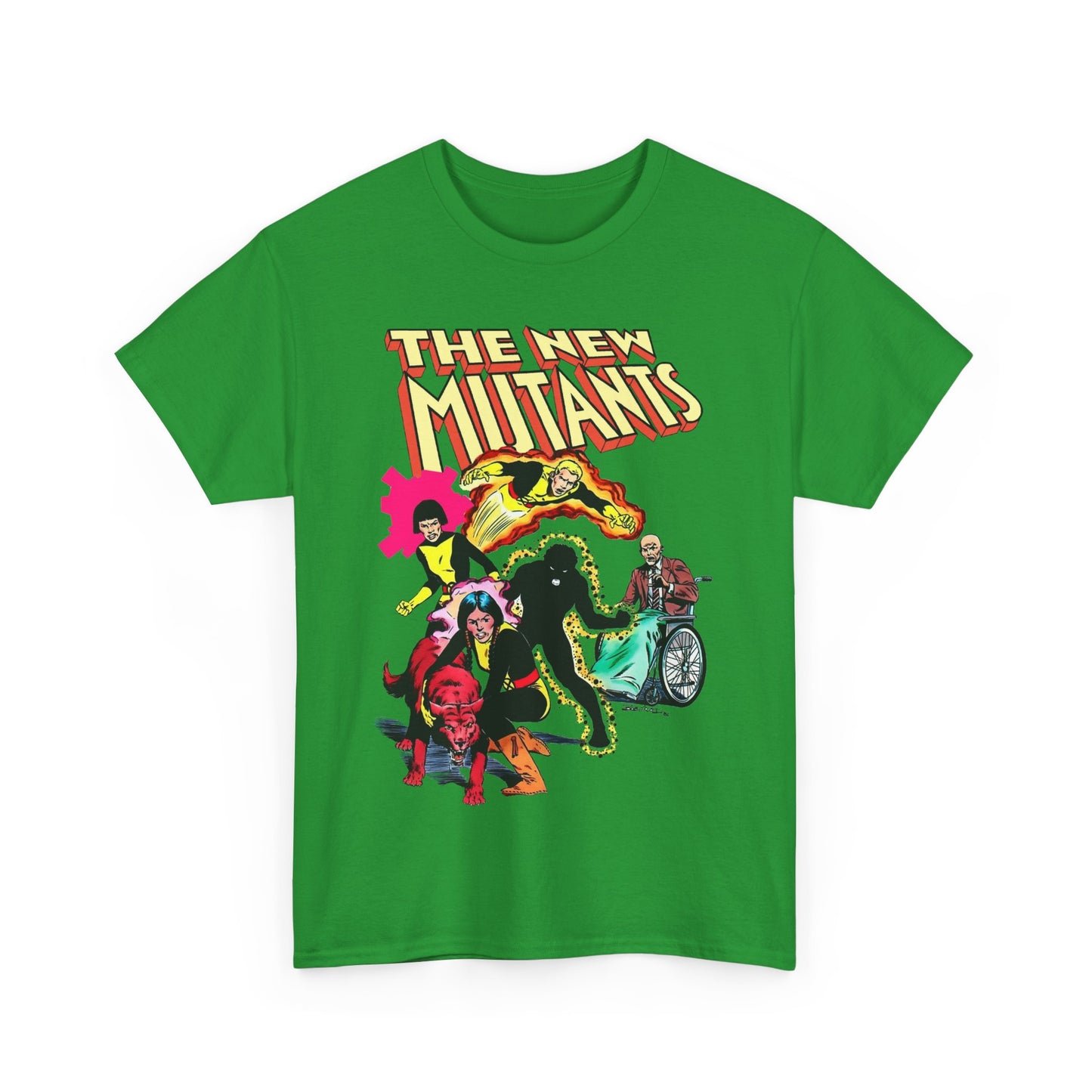 New Mutants T-Shirt - Sunspot, Cannonball, Mirage, Karma, Danni Moonstar - X-Men Characters - Marvel Comics - Mutant Students - Professor X