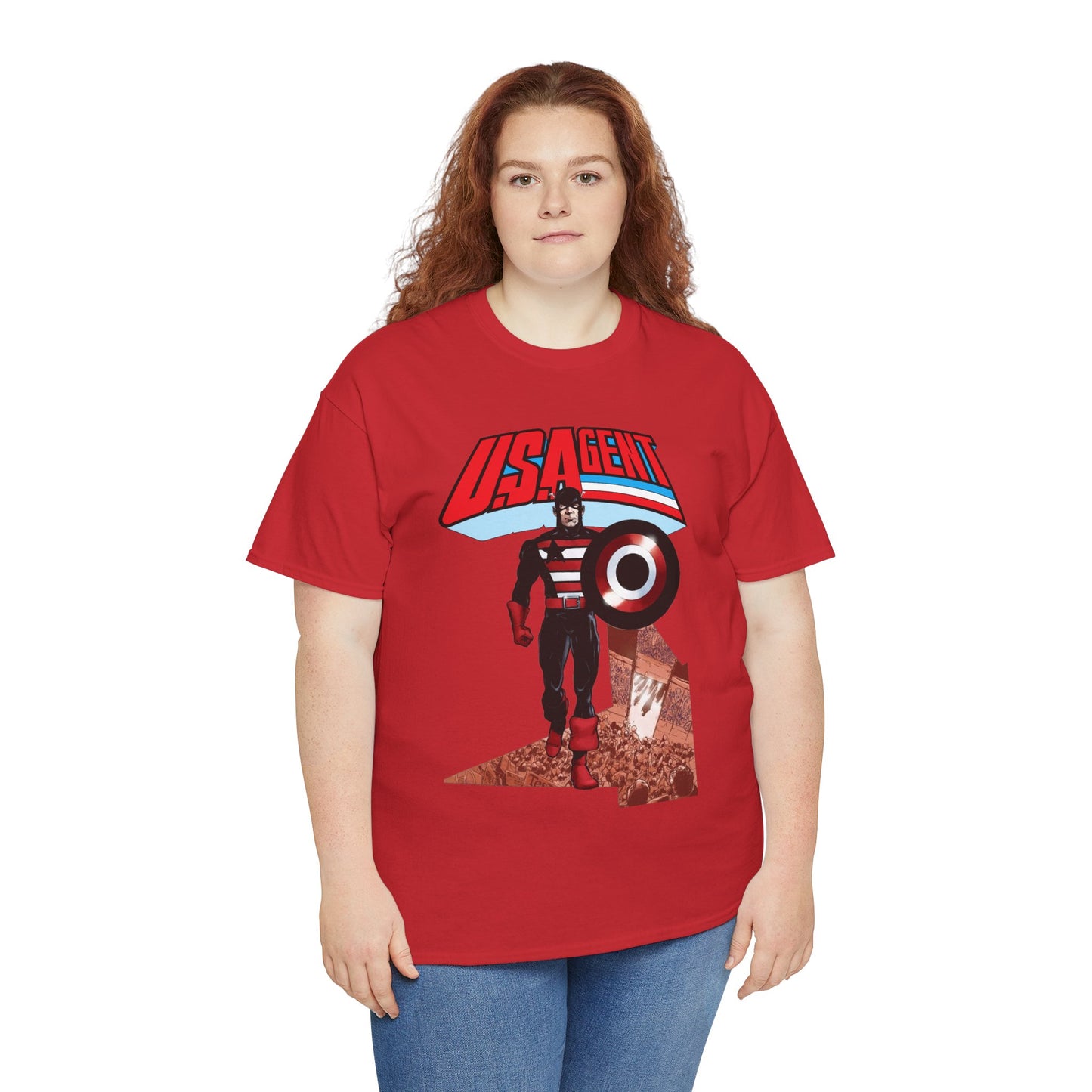 US Agent T-Shirt - Phil Jimenez Art - John Walker - Captain America Character - Marvel Comics