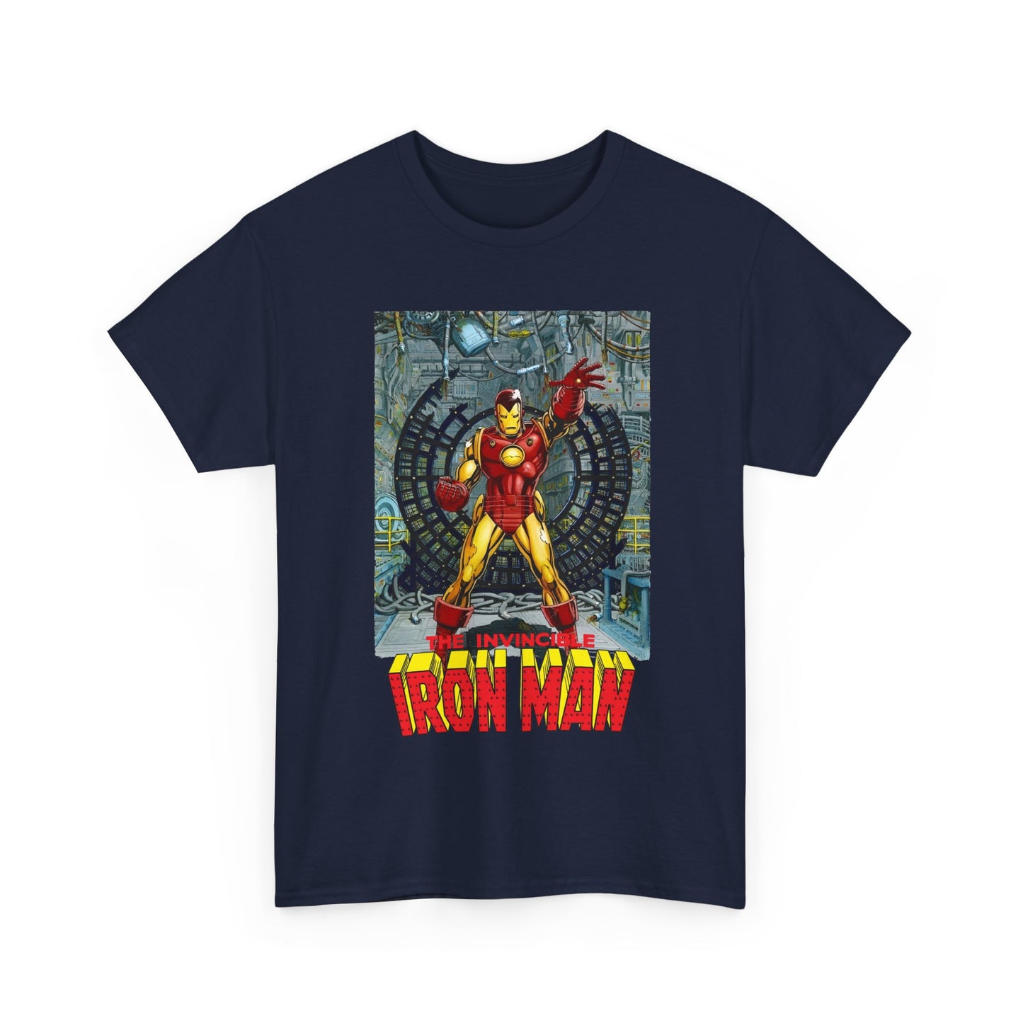 Iron Man T-Shirt - Bob Layton Art - Tony Stark Armor - Avengers Member & Leader - Marvel Comics