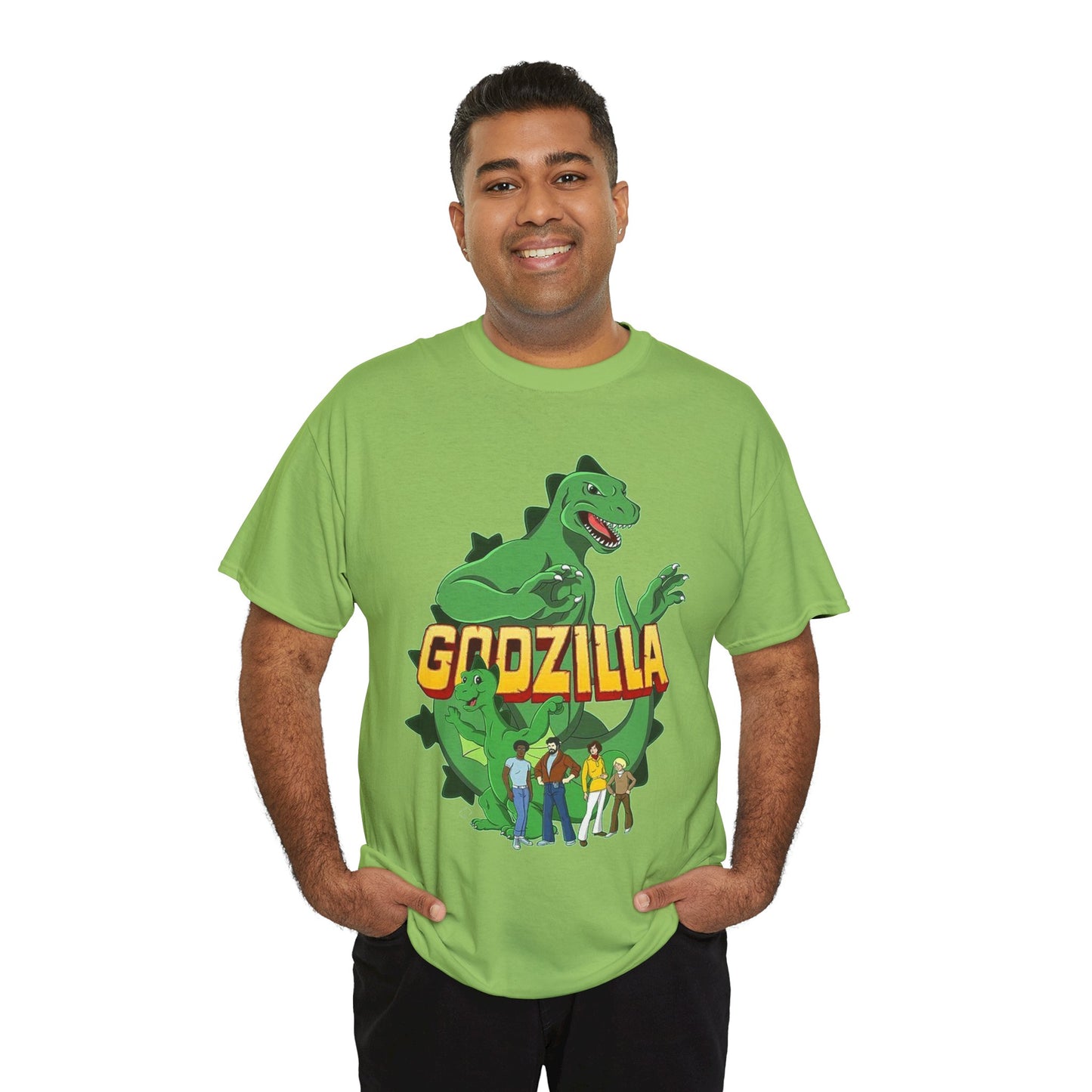 Godzilla T-Shirt - Popular 1970s Hanna-Barbera Cartoon - Godzooky - Retro 70s Animation - Toho - King of the Monsters