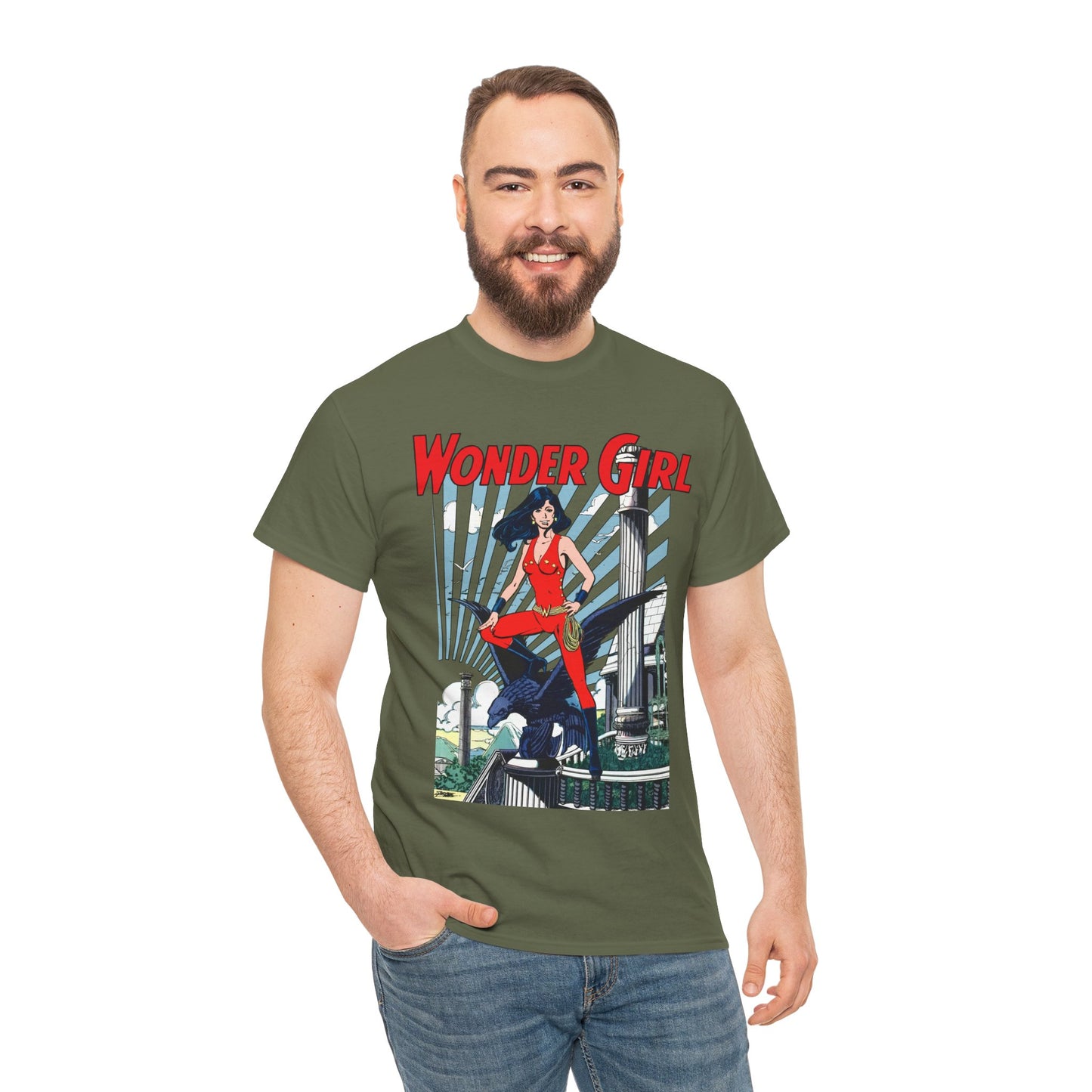 Wonder Girl T-Shirt - George Perez Art - New Teen Titans Member & Leader - Donna Troy, Sister of Wonder Woman - Amazon Warrior - DC Comics