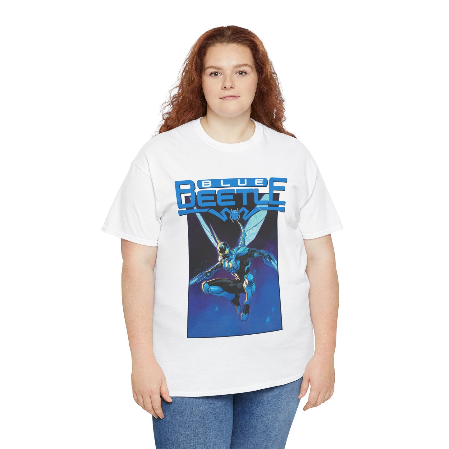 Blue Beetle T-Shirt - Dan Mora Art - DC Comics Character - Jaime Reyes