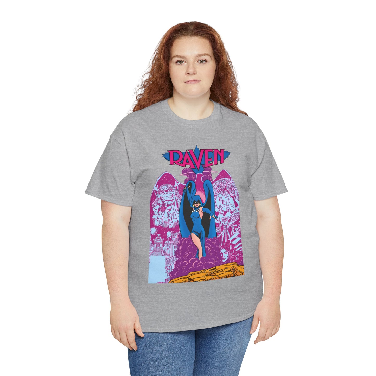 Raven T-Shirt - George Perez Art - New Teen Titans - Trigon, Azarath - DC Comics