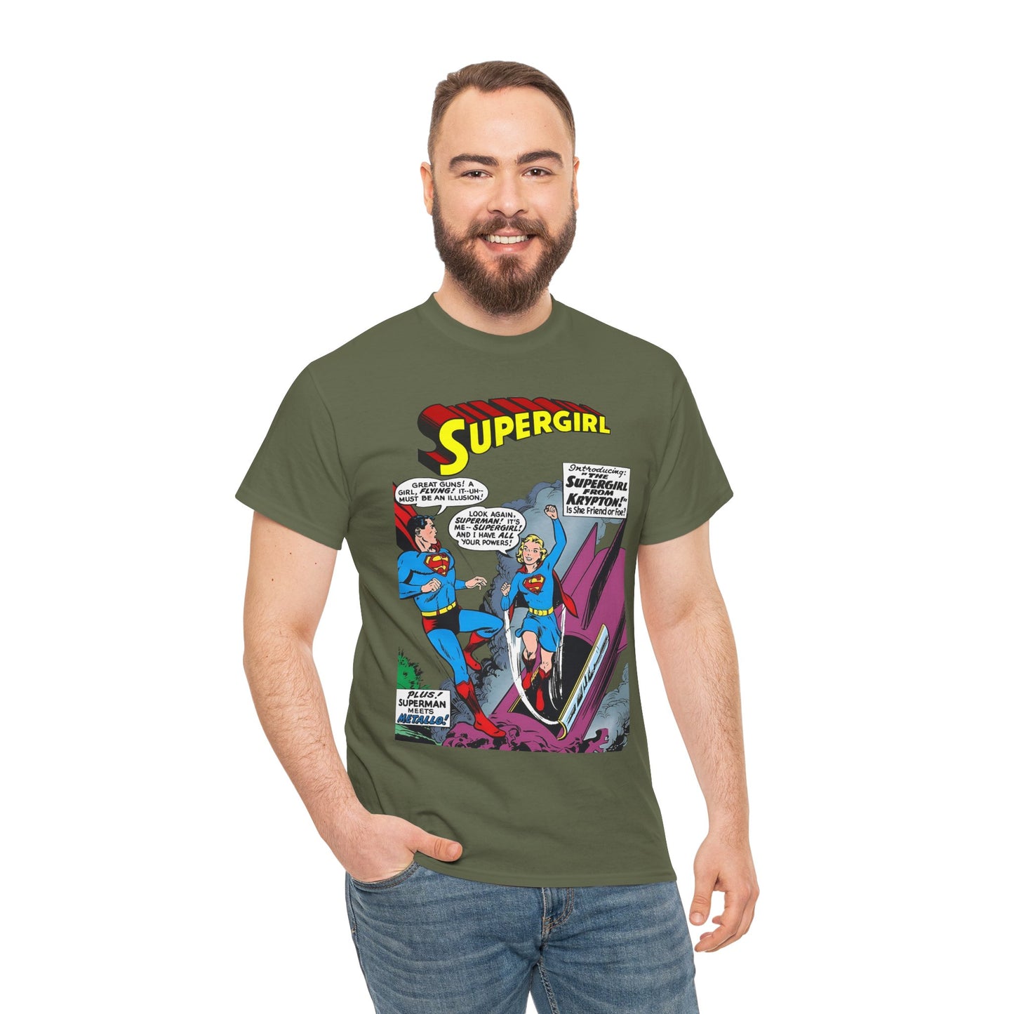 Supergirl T-Shirt - Action Comics #252 - 1st Appearance of Supergirl Cover Art - Kara from Kandor - DC Comics