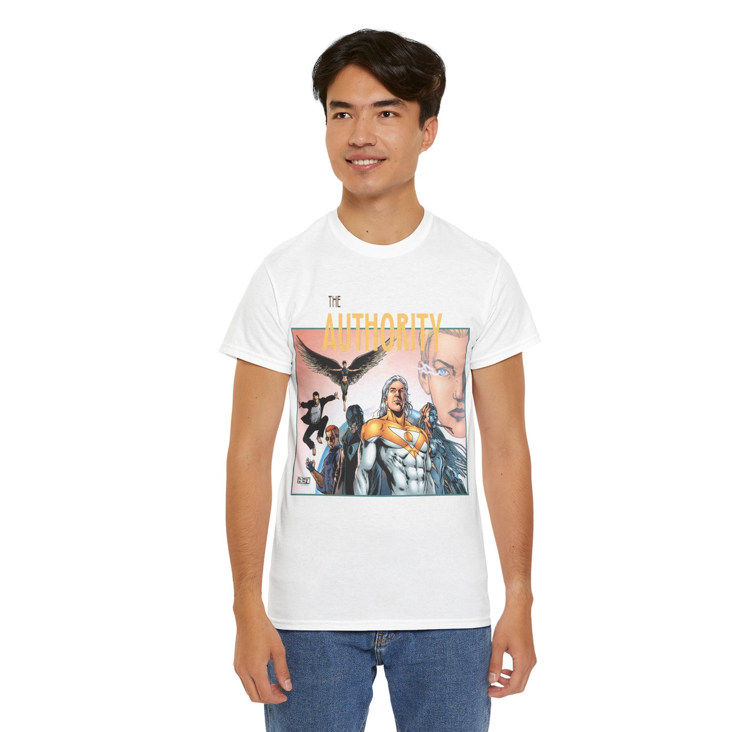 Authority T-Shirt - Wildstorm/DC Comics - Phil Jimenez Art - Apollo, Midnighter, The Engineer, Jack Hawksmoor