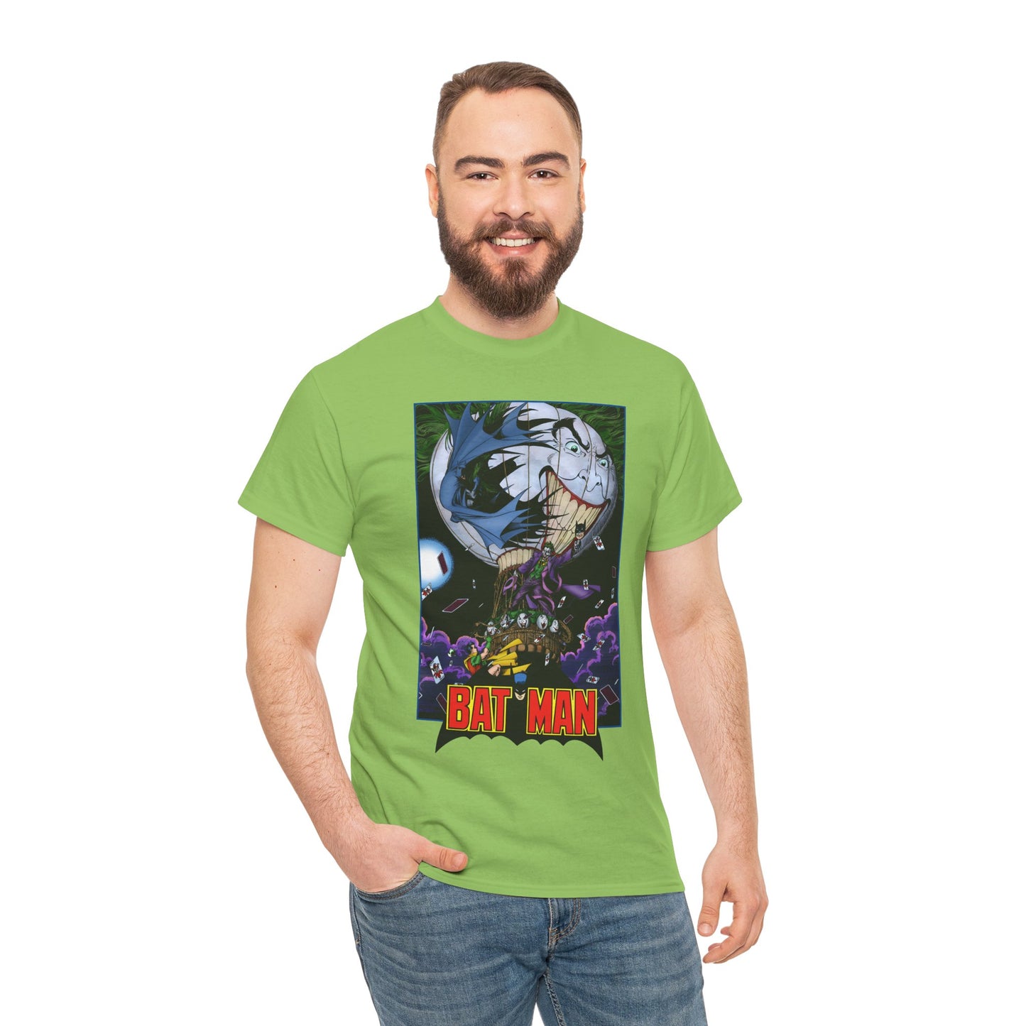 Batman T-Shirt - George Perez Art - From The Portfolio - Joker & Robin - DC Comics