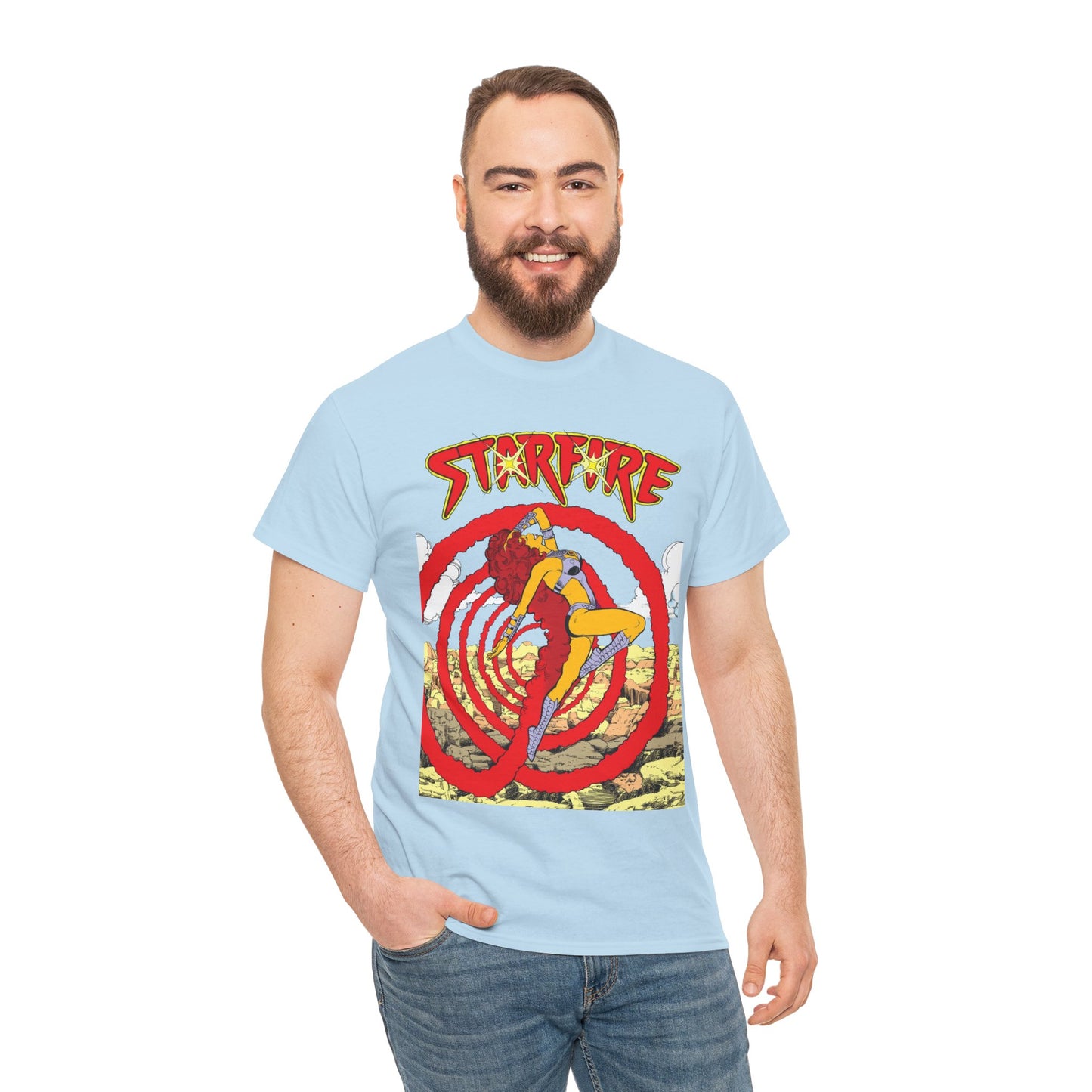 Starfire T-Shirt - George Perez Art - New Teen Titans Member - DC Comics - Koriand'r, Princess from Tamaran