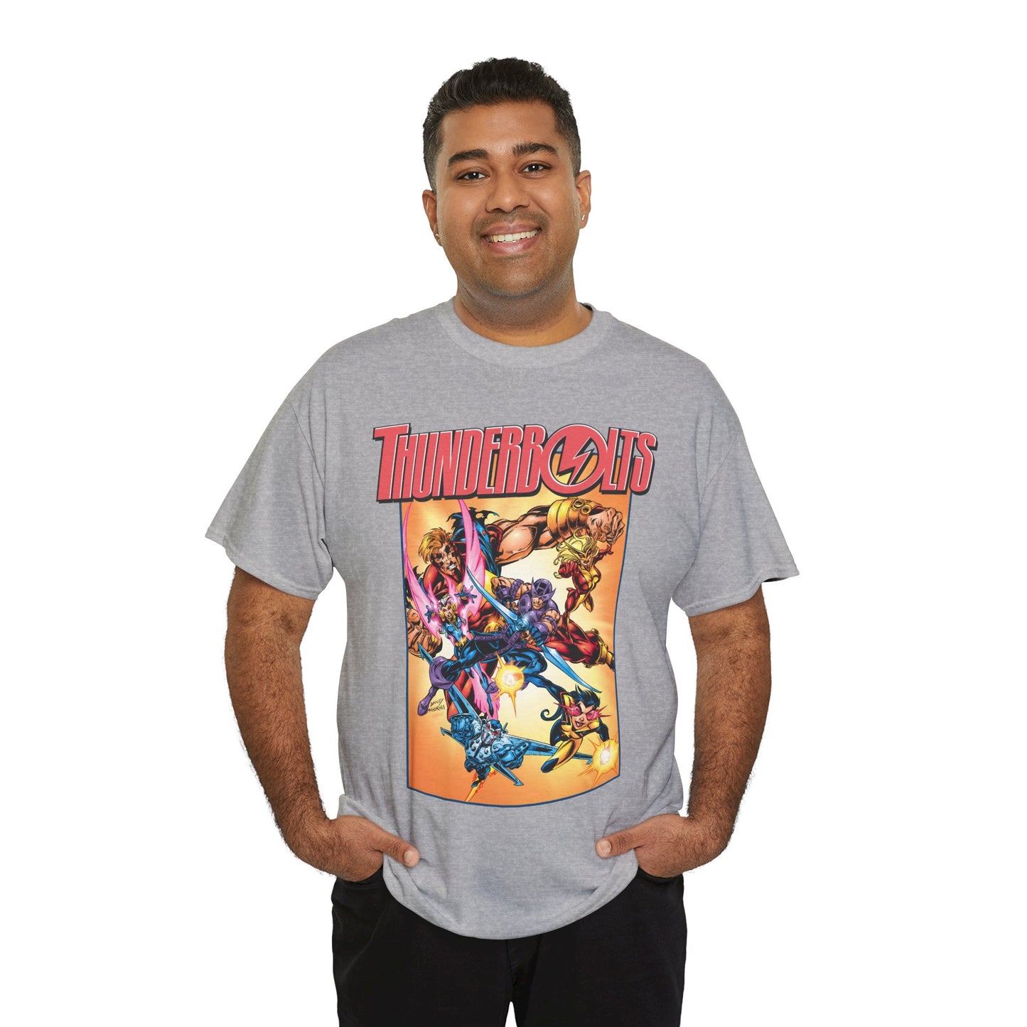 Thunderbolts T-Shirt - Mark Bagley Art - Hawkeye, Songbird - Marvel Comics - Avengers Connection