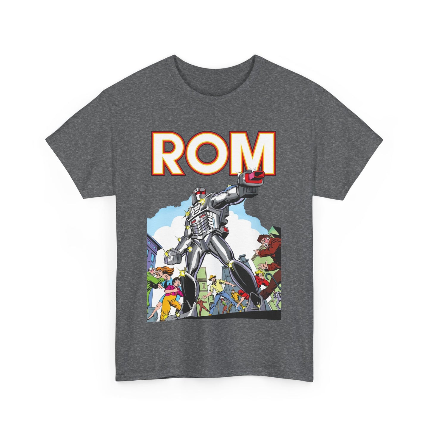Rom: Spaceknight T-Shirt - Marvel Comics Art- Retro Character - Dire Wraiths
