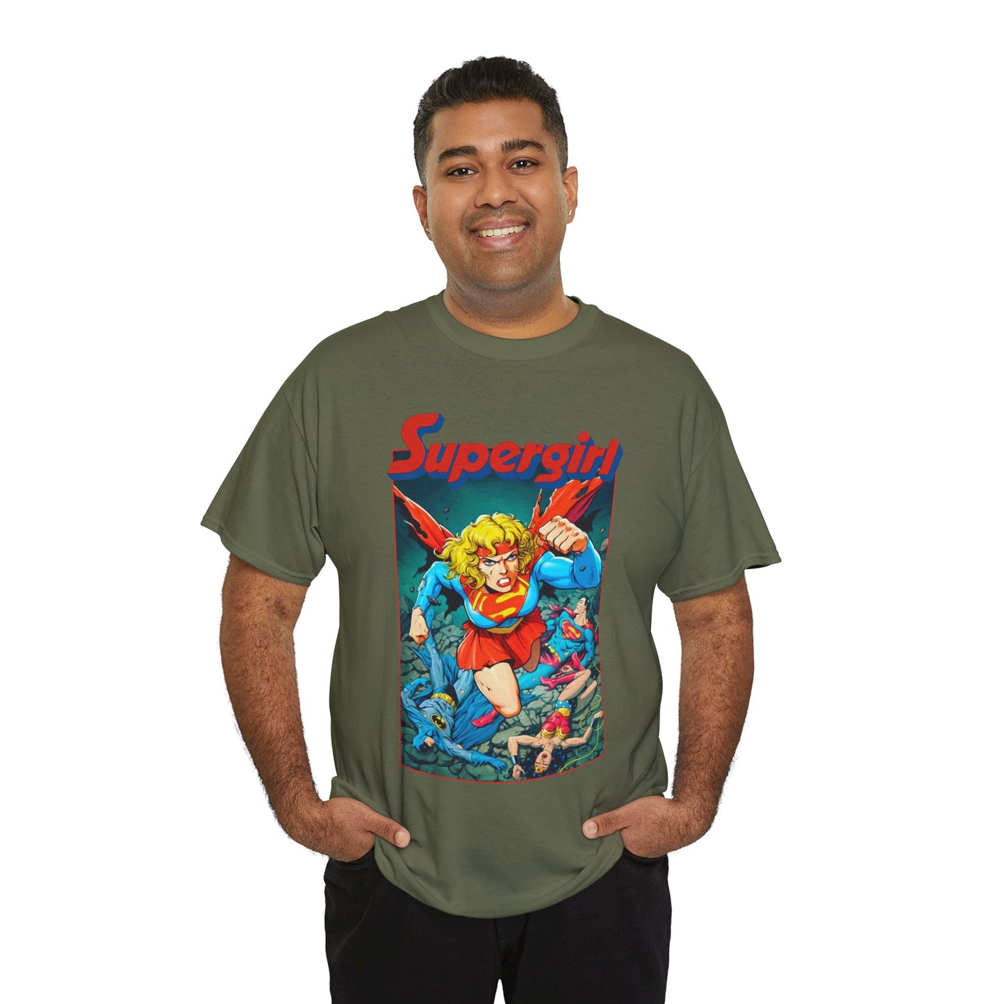 Supergirl T-Shirt - Tom Grummett Art - Crisis on Infinite Earths - Classic DC Comics Series - Death of Supergirl