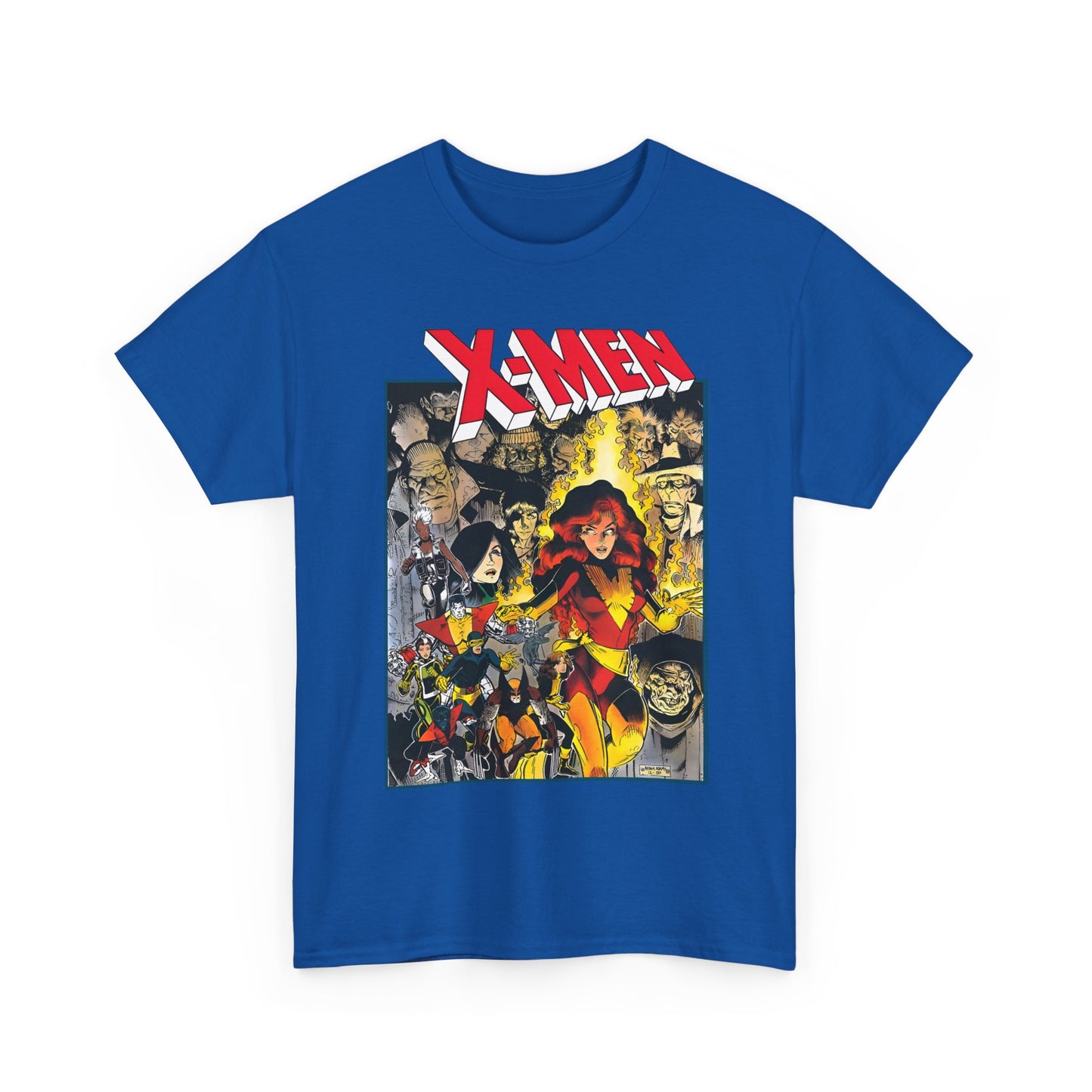 Uncanny X-Men T-Shirt - Arthur Adams Art - Dark Phoenix: From the Ashes Story - Storm, Cyclops, Wolverine, Rogue, Colossus, Nightcrawler - Marvel Comics