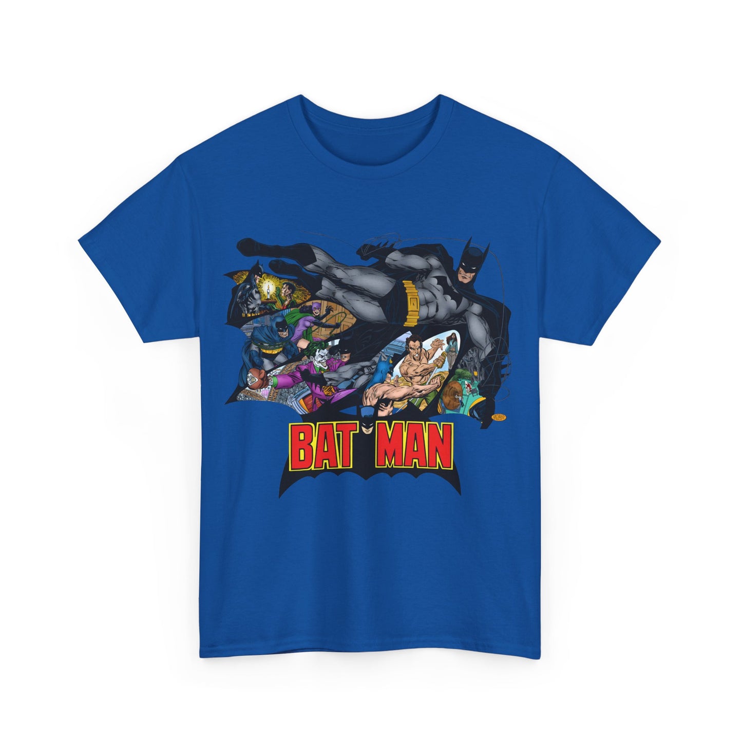 Batman T-Shirt - John Byrne Art - Joker, Catwoman, Ra's al Ghul, Talia - DC Comics - The Batcave
