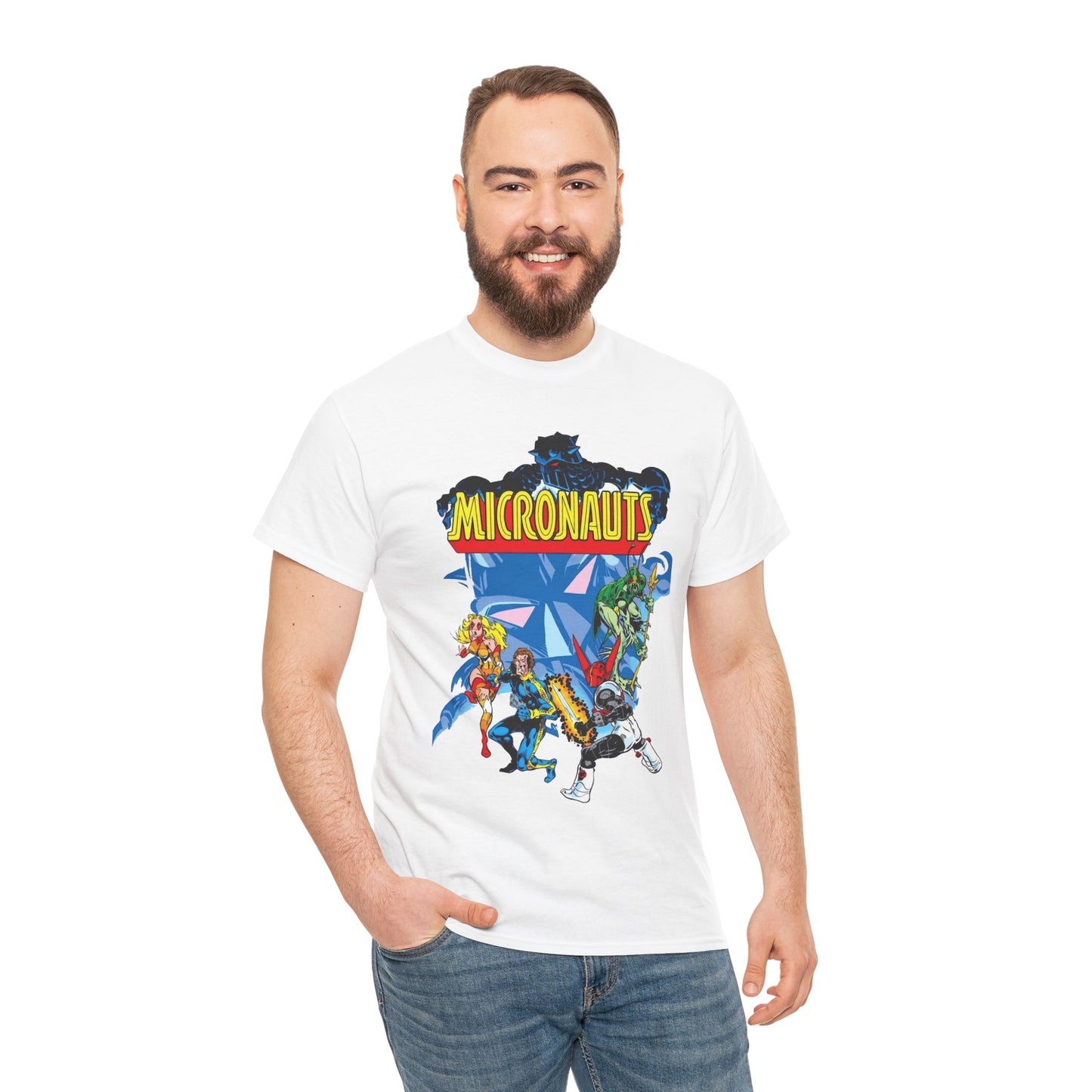 Micronauts T-Shirt - Microverse - Arcturus Rann, Acroyear, Bug - Marvel Comics