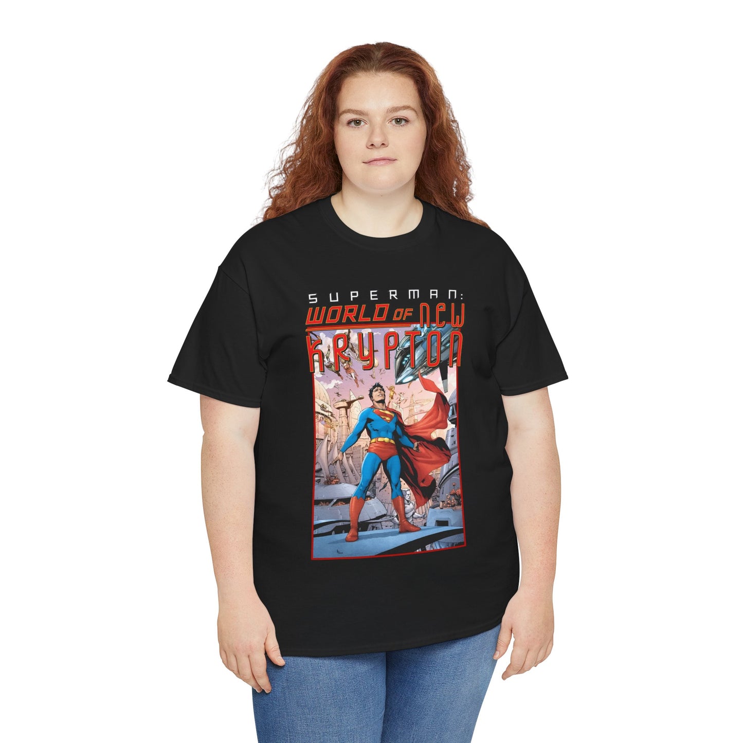Superman World of New Krypton T-Shirt - Gary Frank Art - Popular DC Comics Storyline - Kal-El