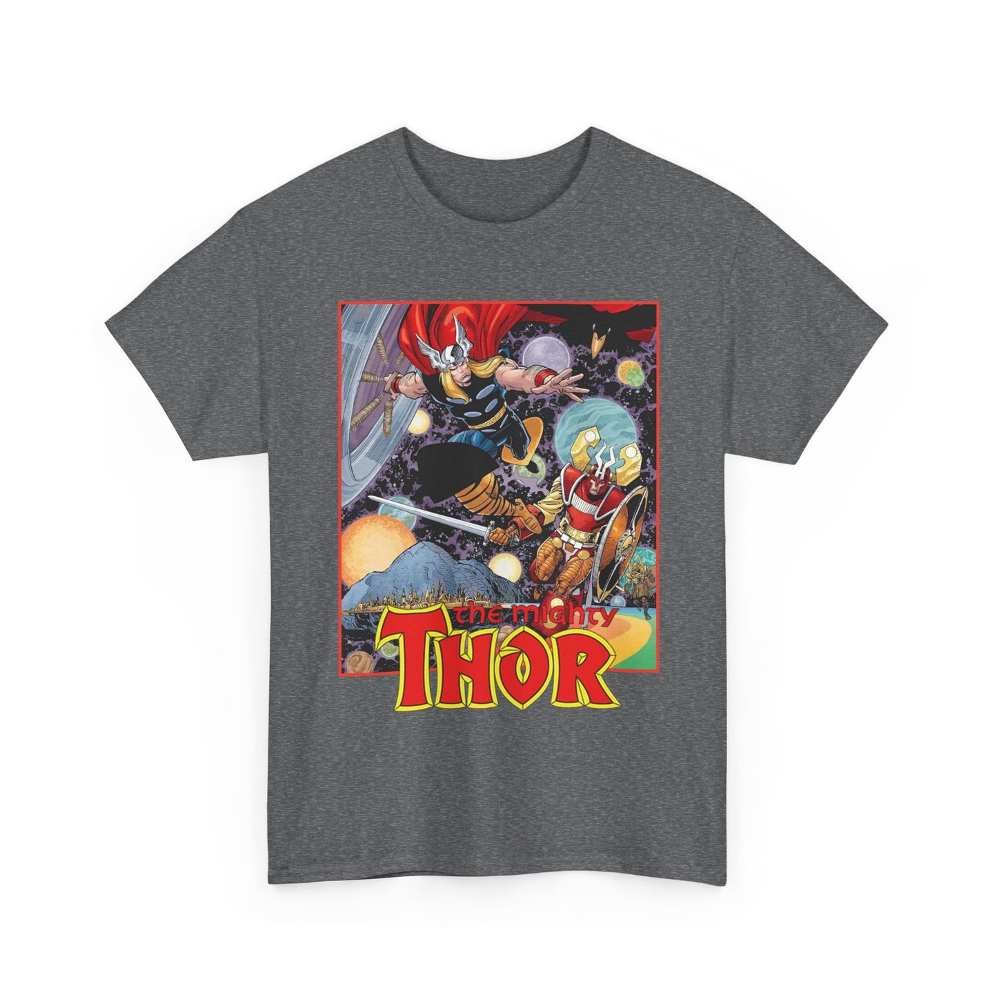 Mighty Thor T-Shirt - Walt Simonson Art - Odin, Asgard - 1980s Series - Marvel Comics