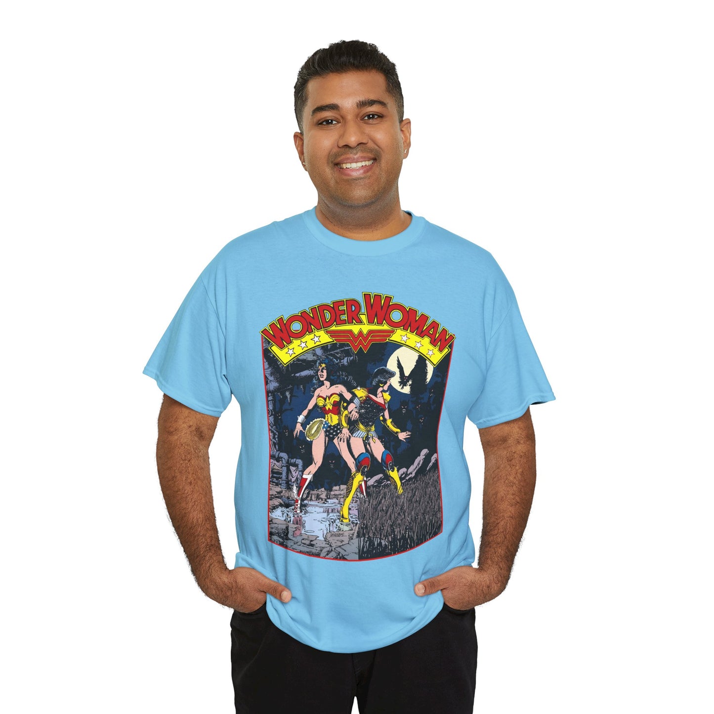Wonder Woman & Troia T-Shirt - George Perez Art - Wonder Girl, Donna Troy - Themyscira, Paradise Island - DC Comics