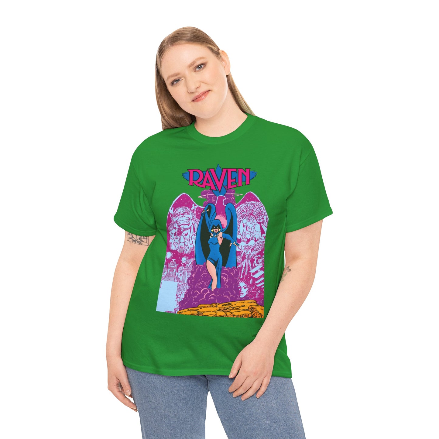 Raven T-Shirt - George Perez Art - New Teen Titans - Trigon, Azarath - DC Comics