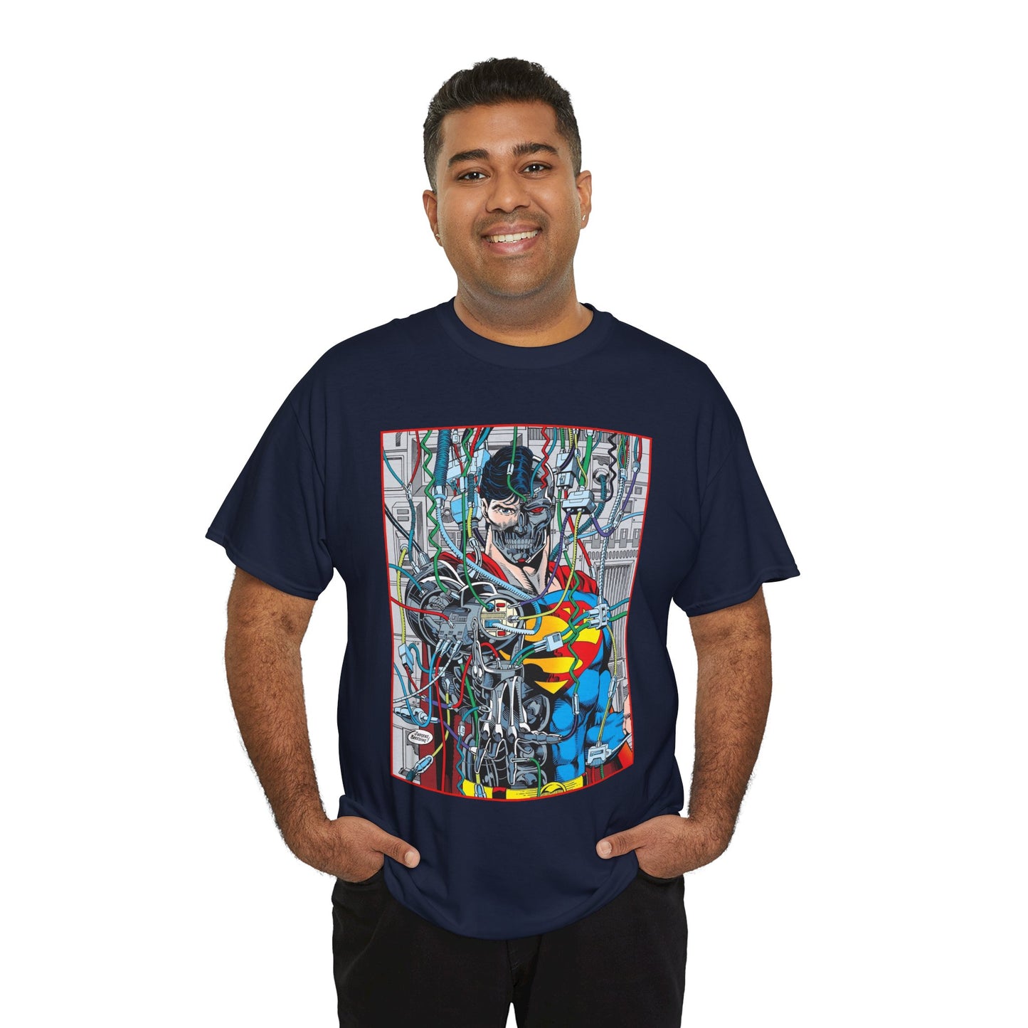 Cyborg Superman T-Shirt - DC Comics - Dan Jurgens Art - Reign of the Supermen - Popular 90s Story