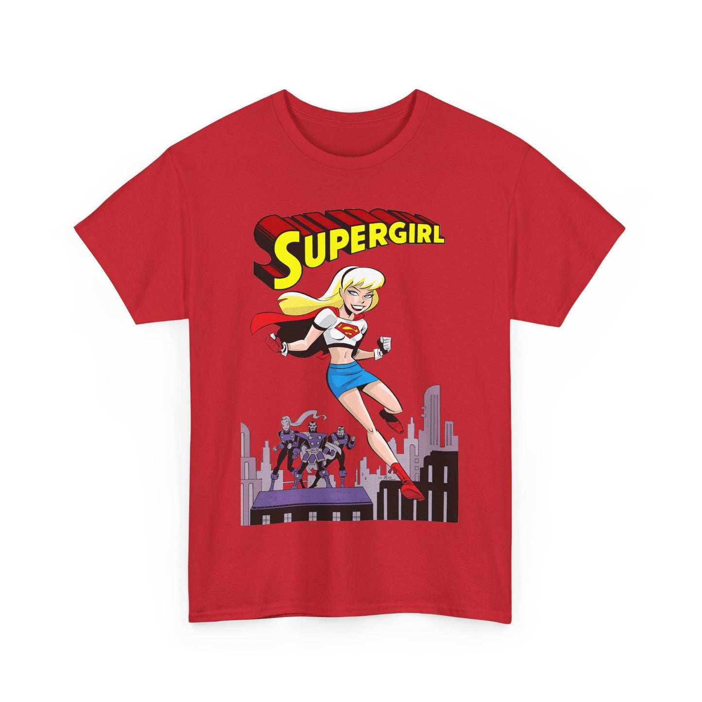 Supergirl T-Shirt - Bruce Timm Art - DC Comics Animated Series 1990s - Kara, Superman's Cousin