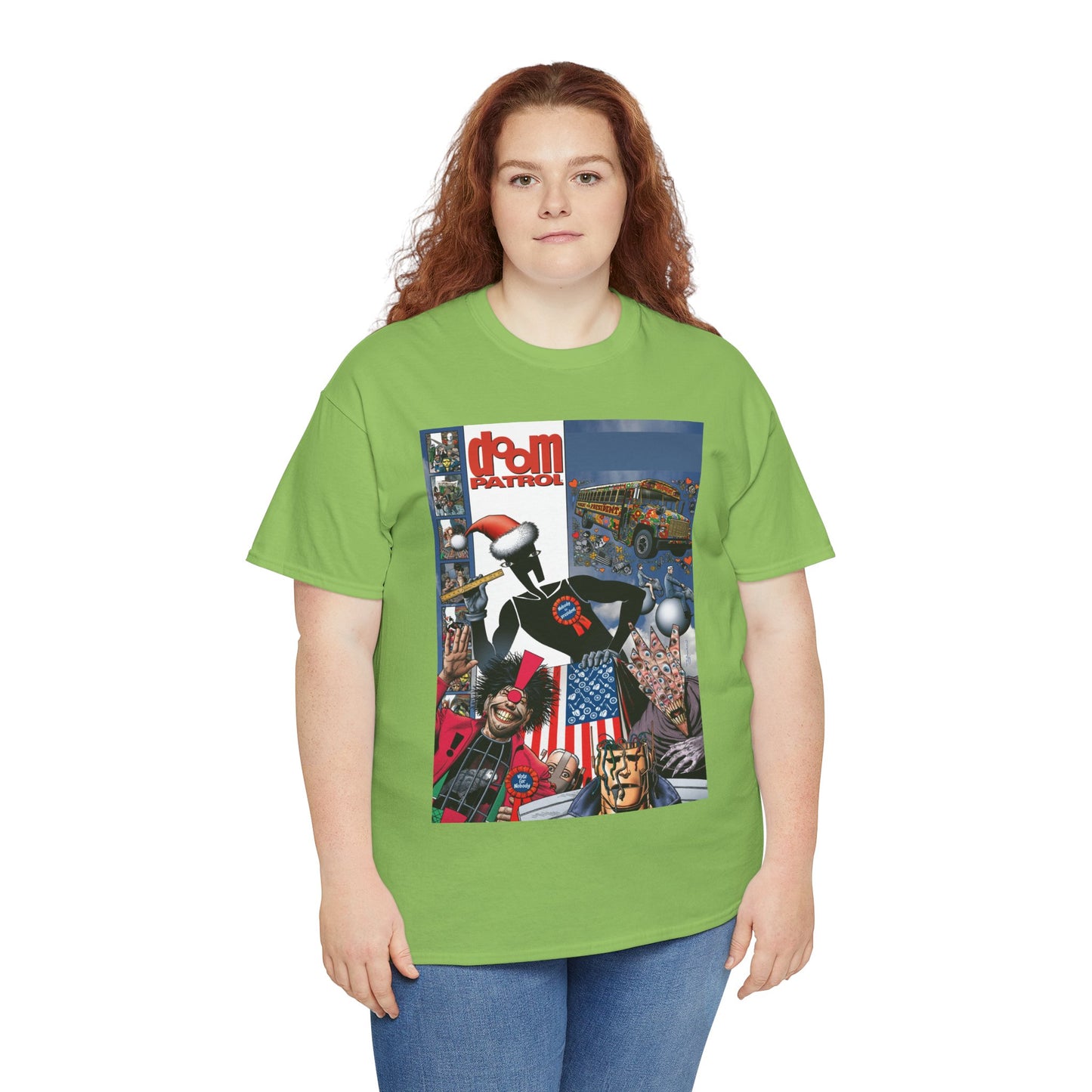 Doom Patrol T-Shirt - Brian Bolland Art - Mr Nobody For President - DC Comics/Vertigo Cover Artwork